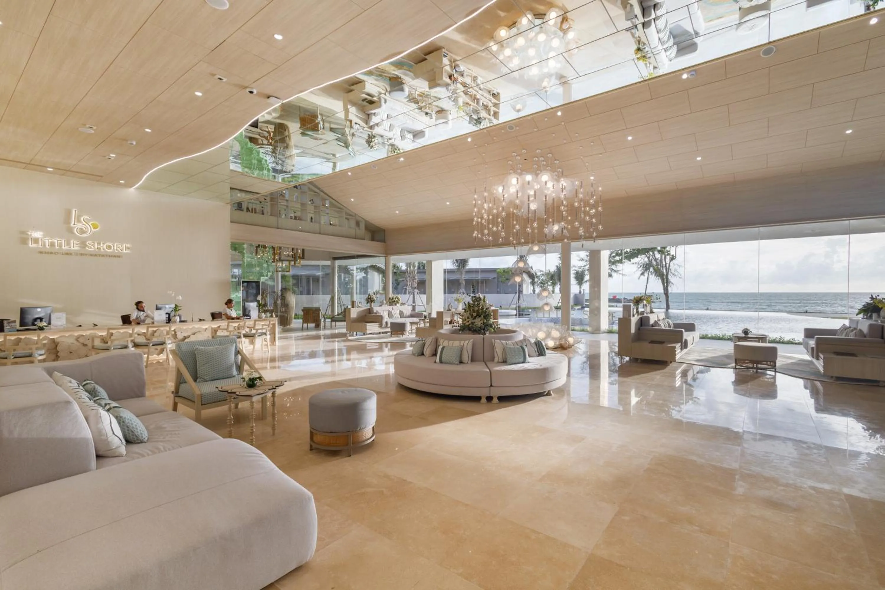 Lobby or reception in The Little Shore Khao Lak by Katathani