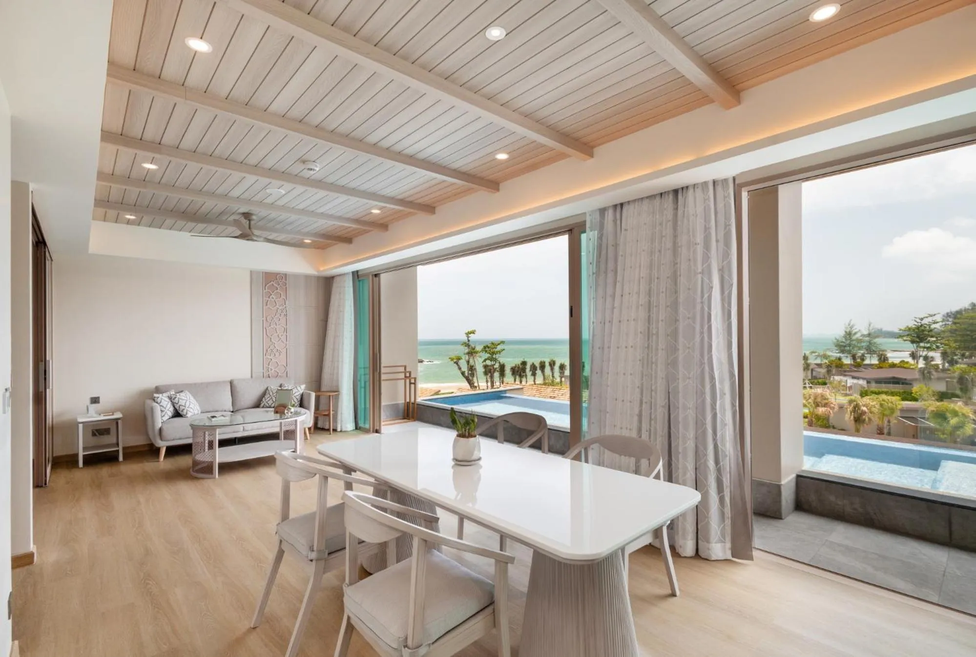 Living room in The Little Shore Khao Lak by Katathani