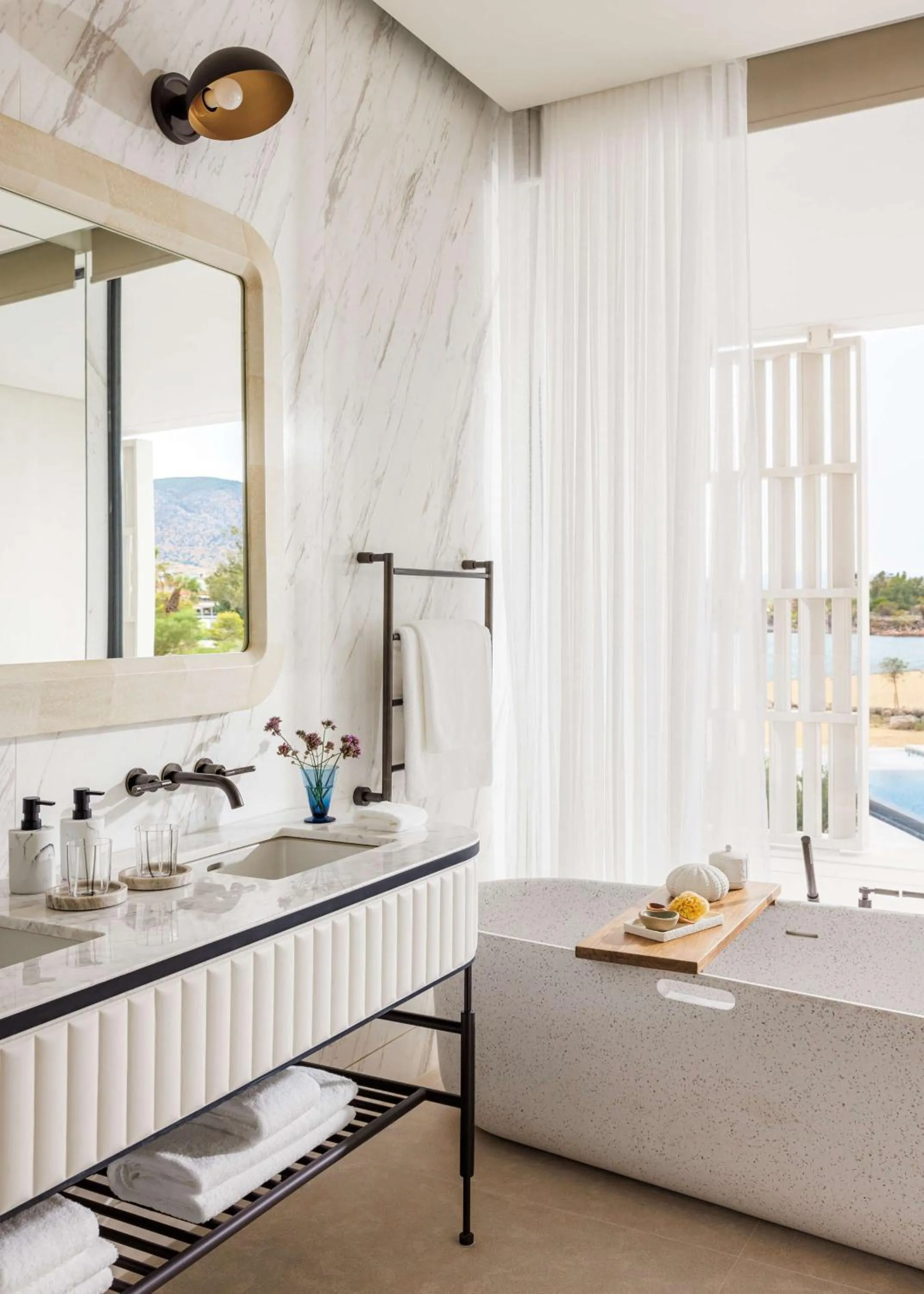 Bathroom, Bed in One&Only Aesthesis, Athens