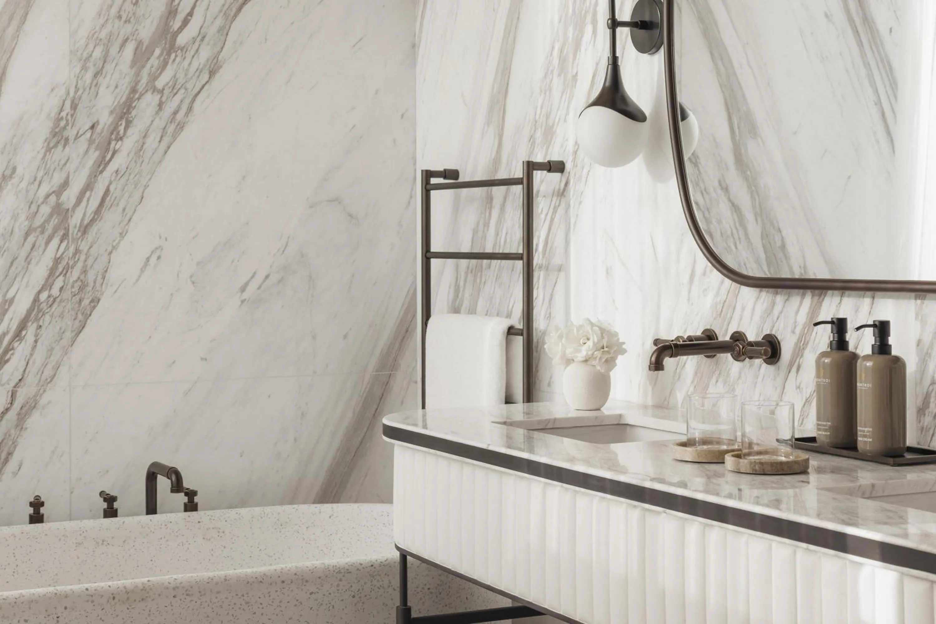 Bathroom in One&Only Aesthesis, Athens