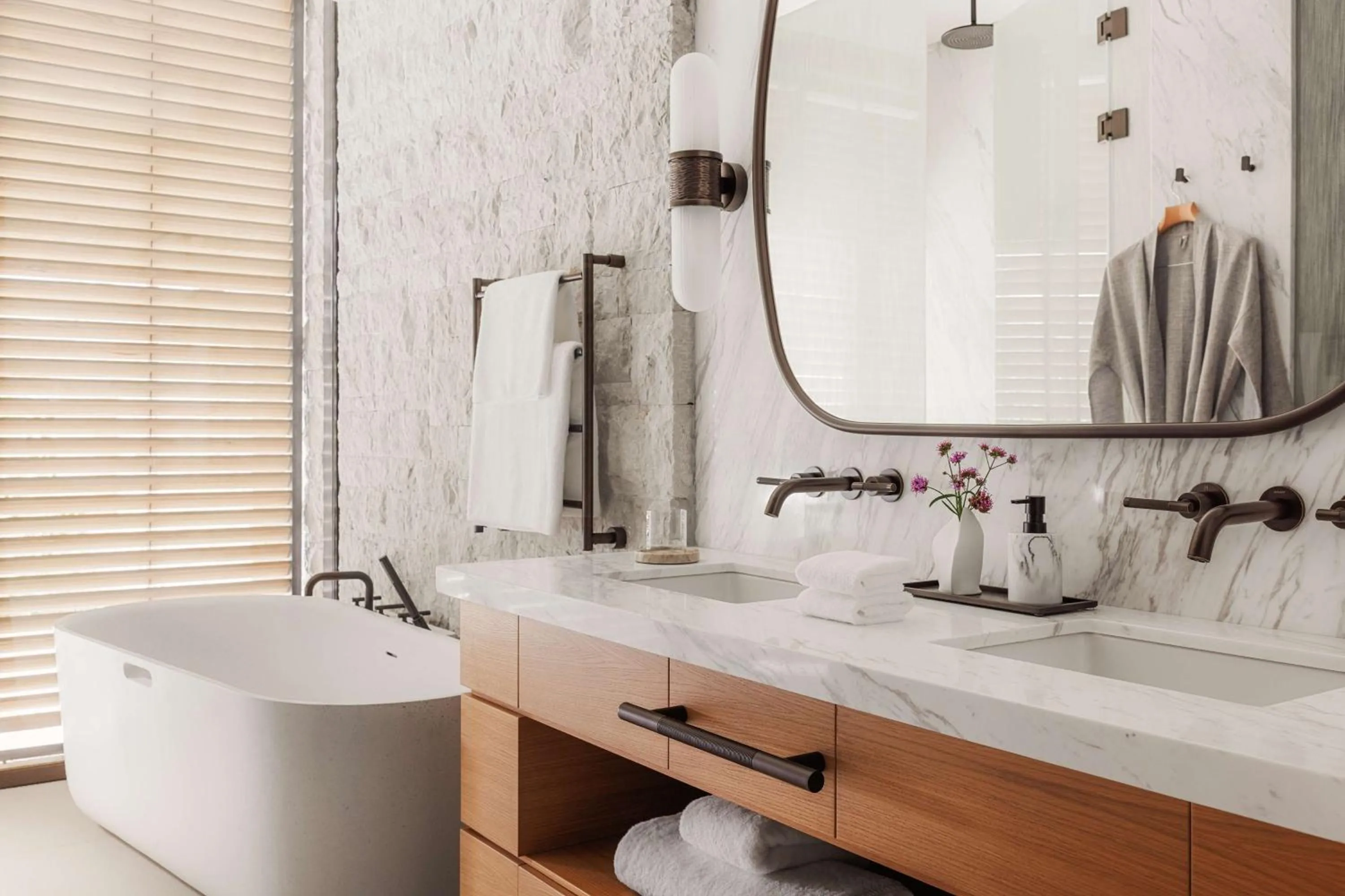 Bathroom in One&Only Aesthesis, Athens