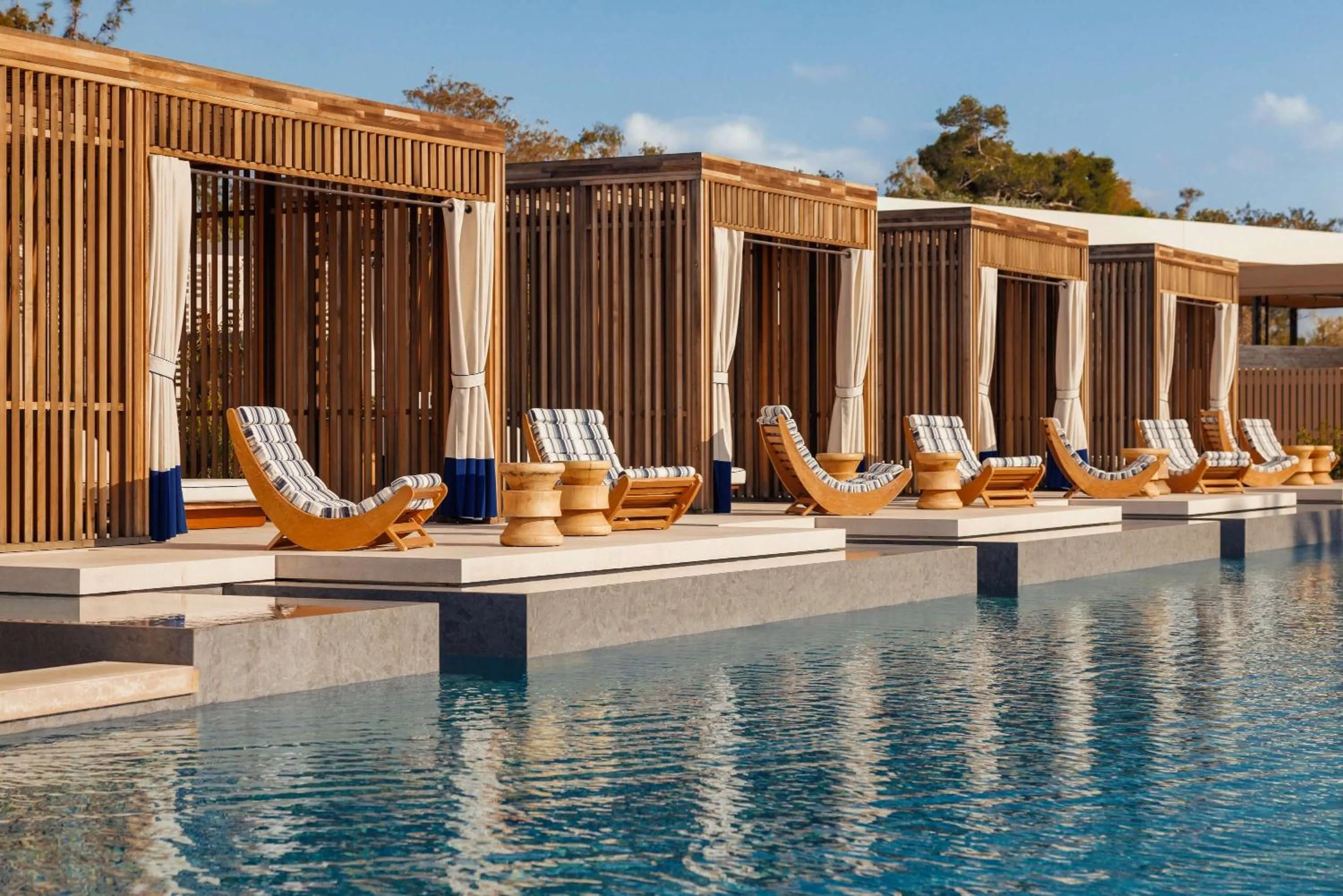 Pool view in One&Only Aesthesis, Athens