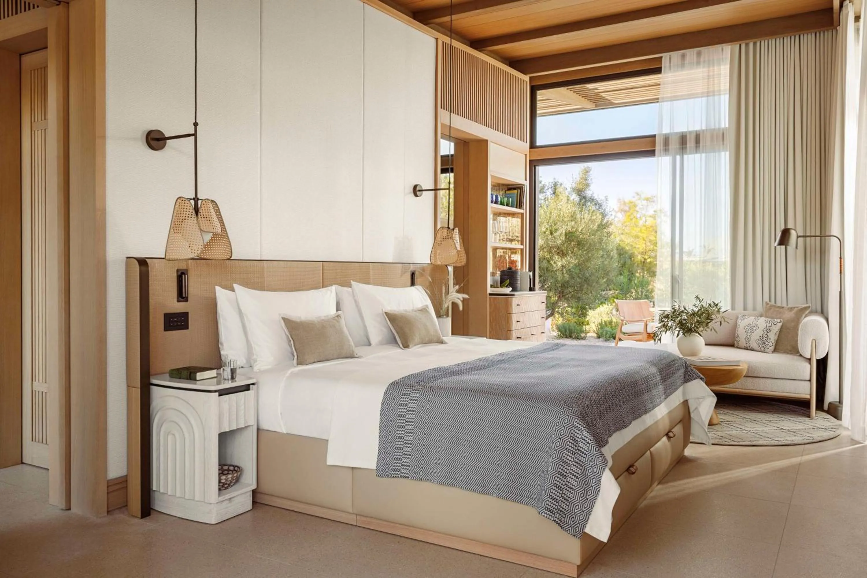 Bedroom, Bed in One&Only Aesthesis, Athens