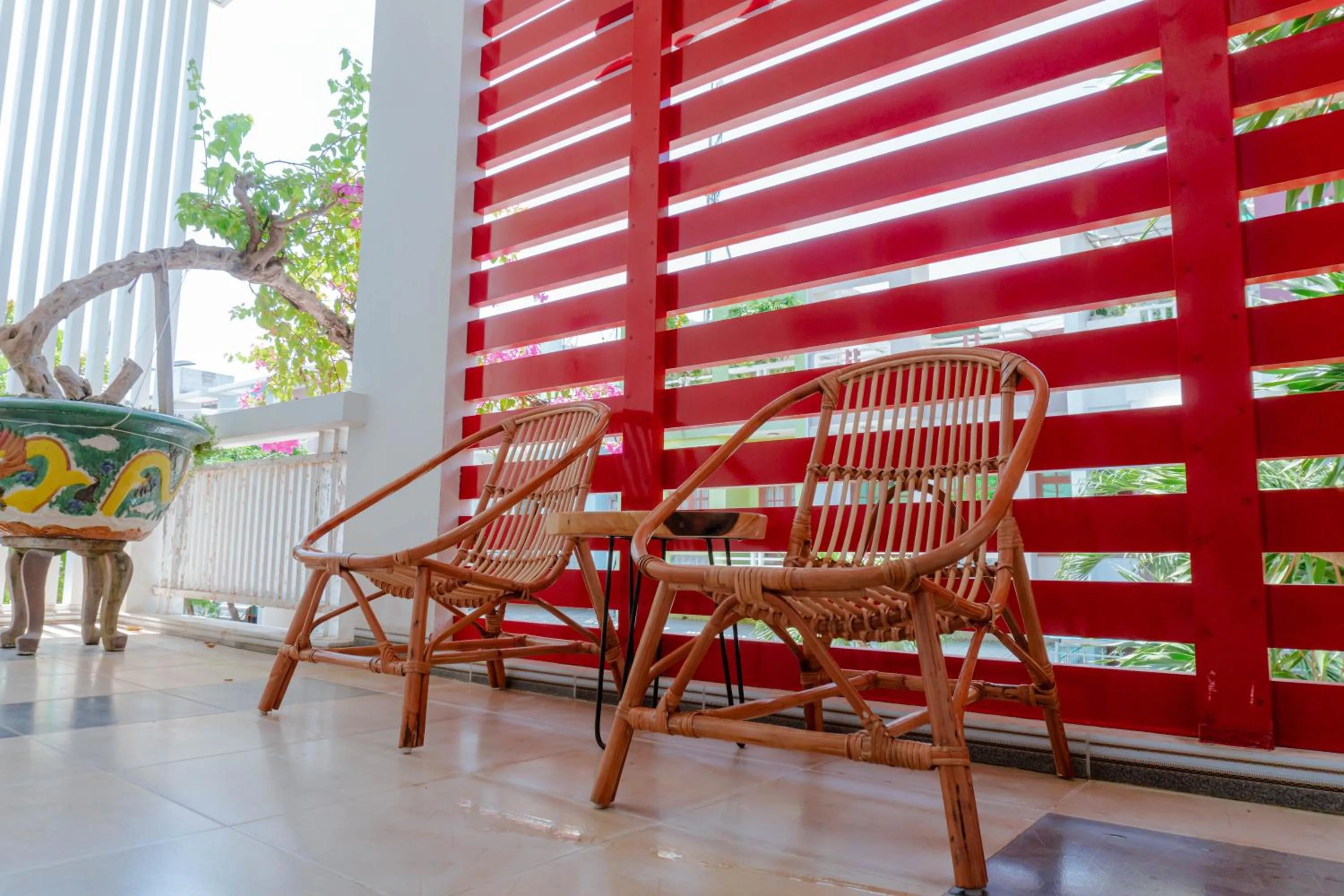 Balcony/Terrace in Homestay King Villa Phú Yên