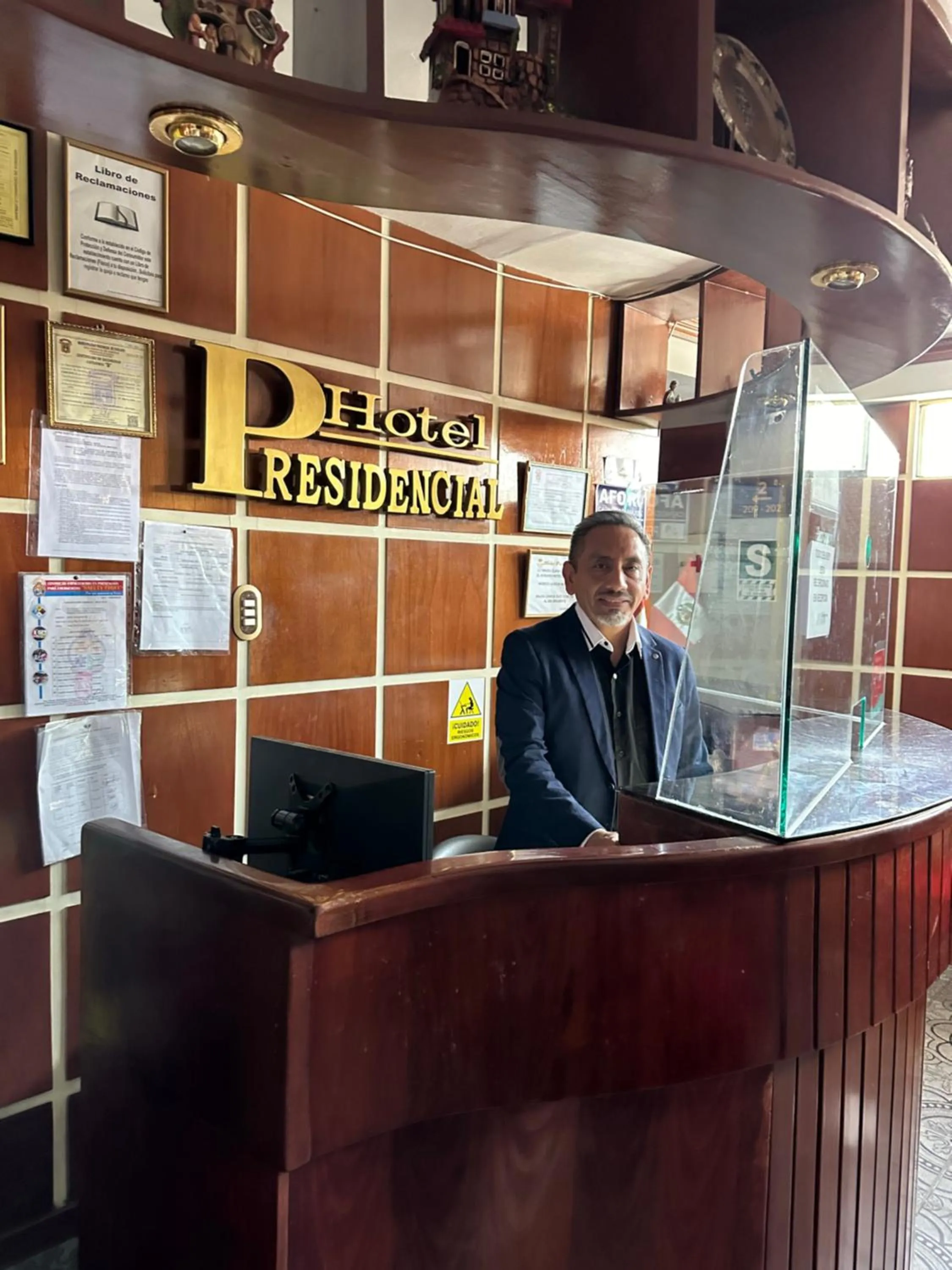 Lobby or reception in Hotel Presidencial