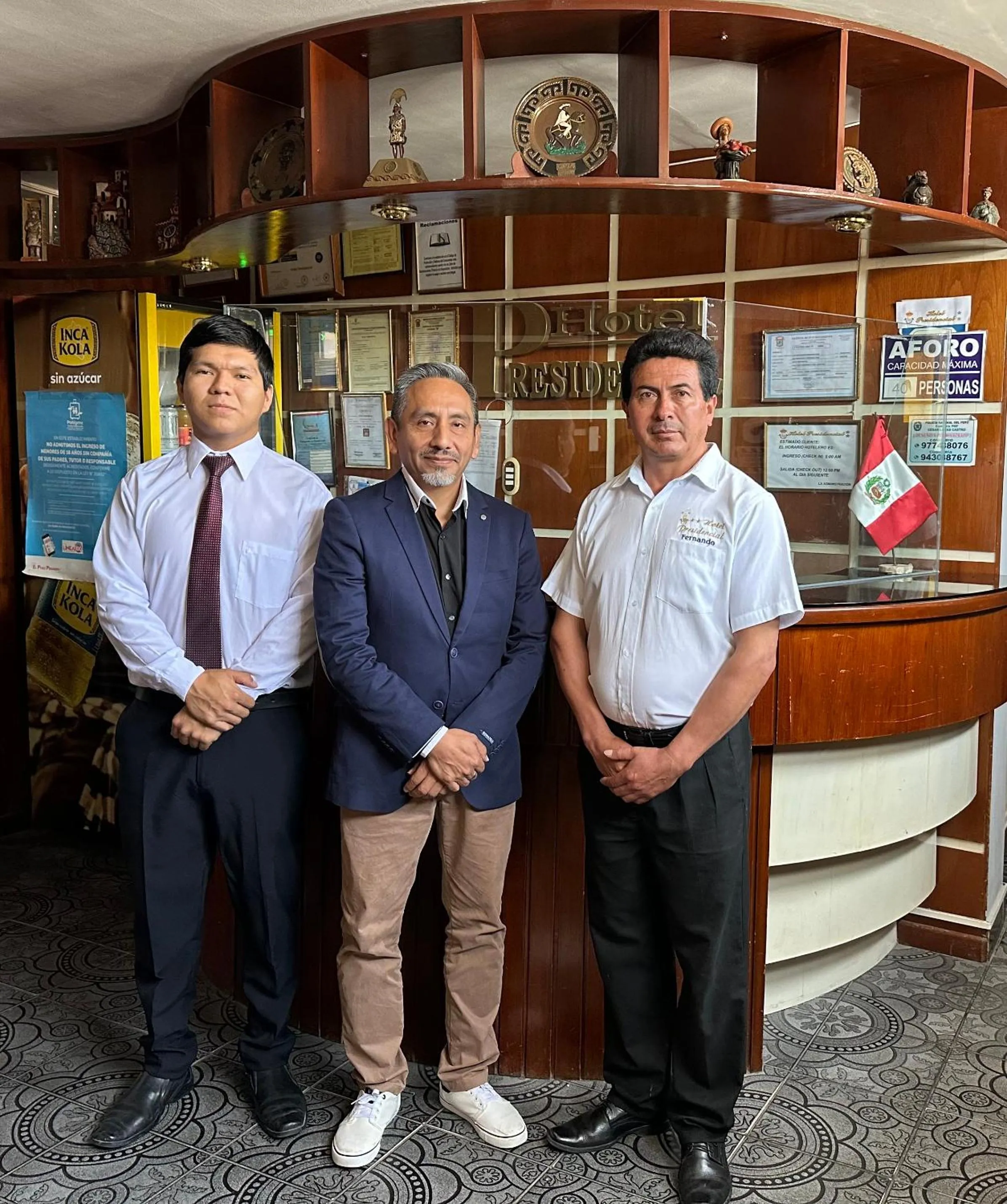 Lobby or reception in Hotel Presidencial