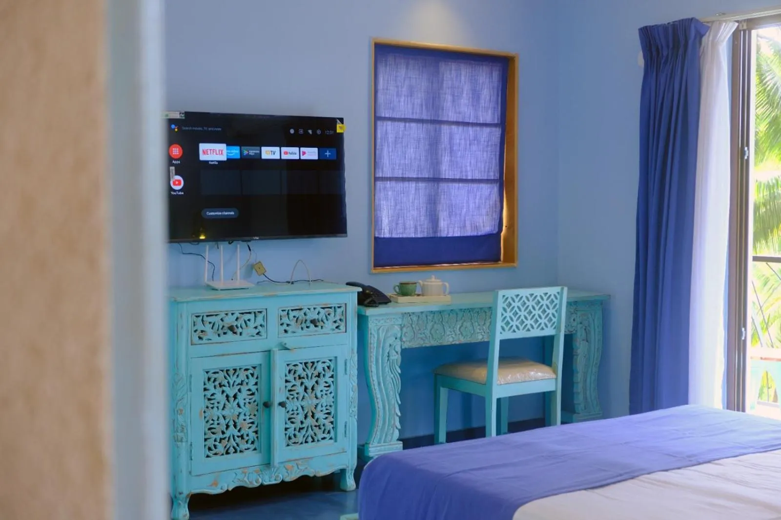 TV and multimedia, Bed in Atmani waterfront resort