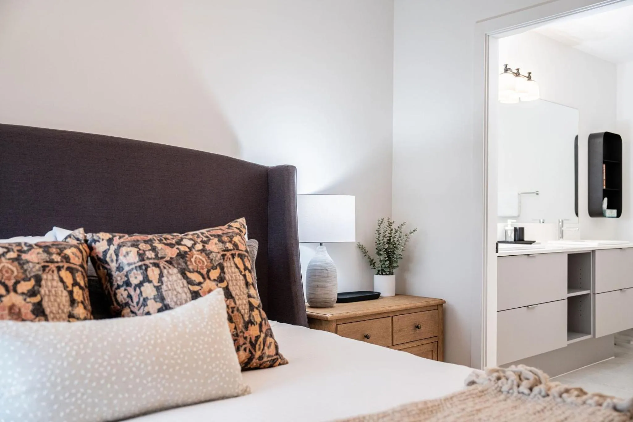 Bed in Farwell's Spike by Revelstoke Vacations