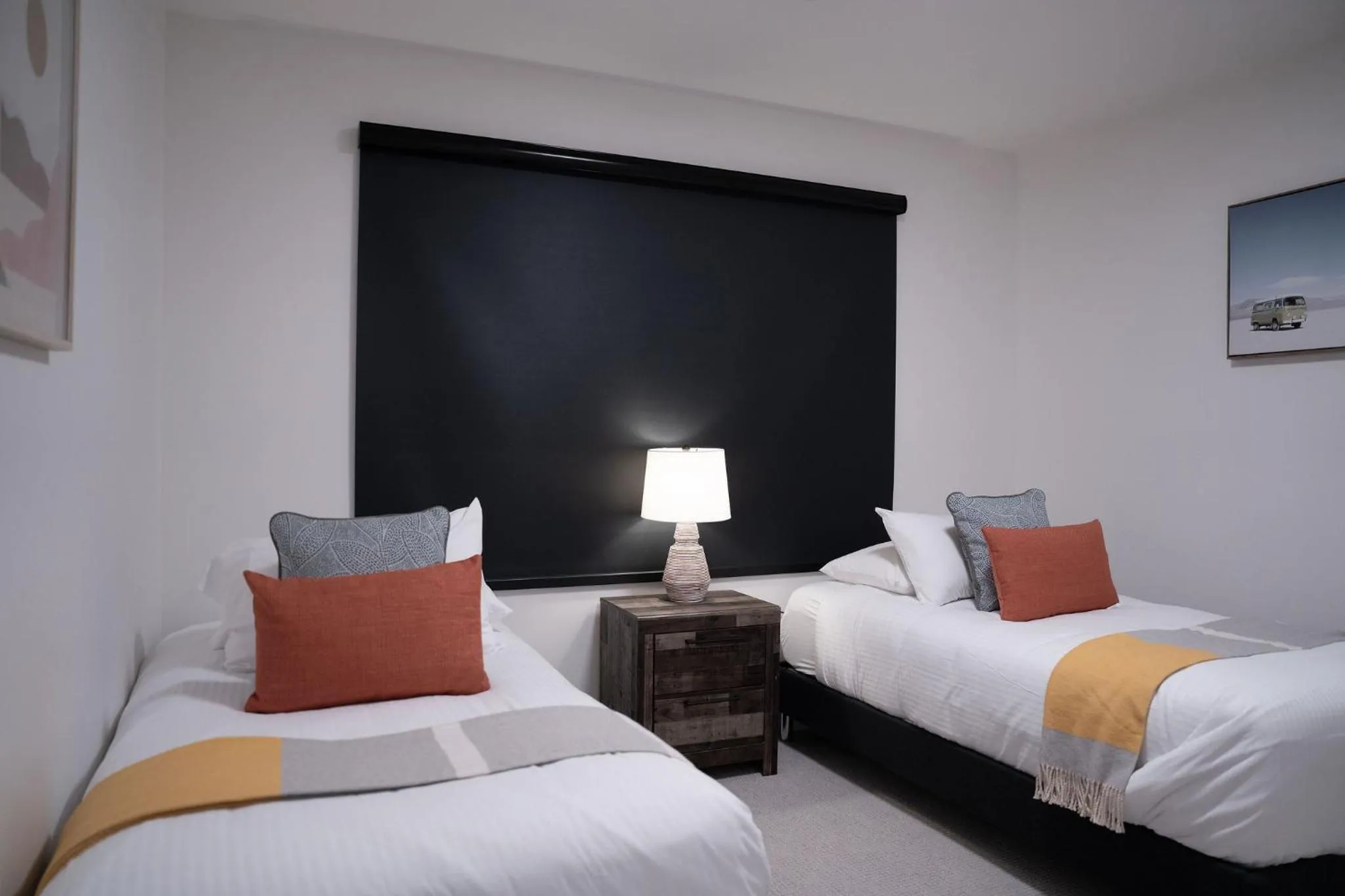 Bed in RevelStoked Getaway by Revelstoke Vacations