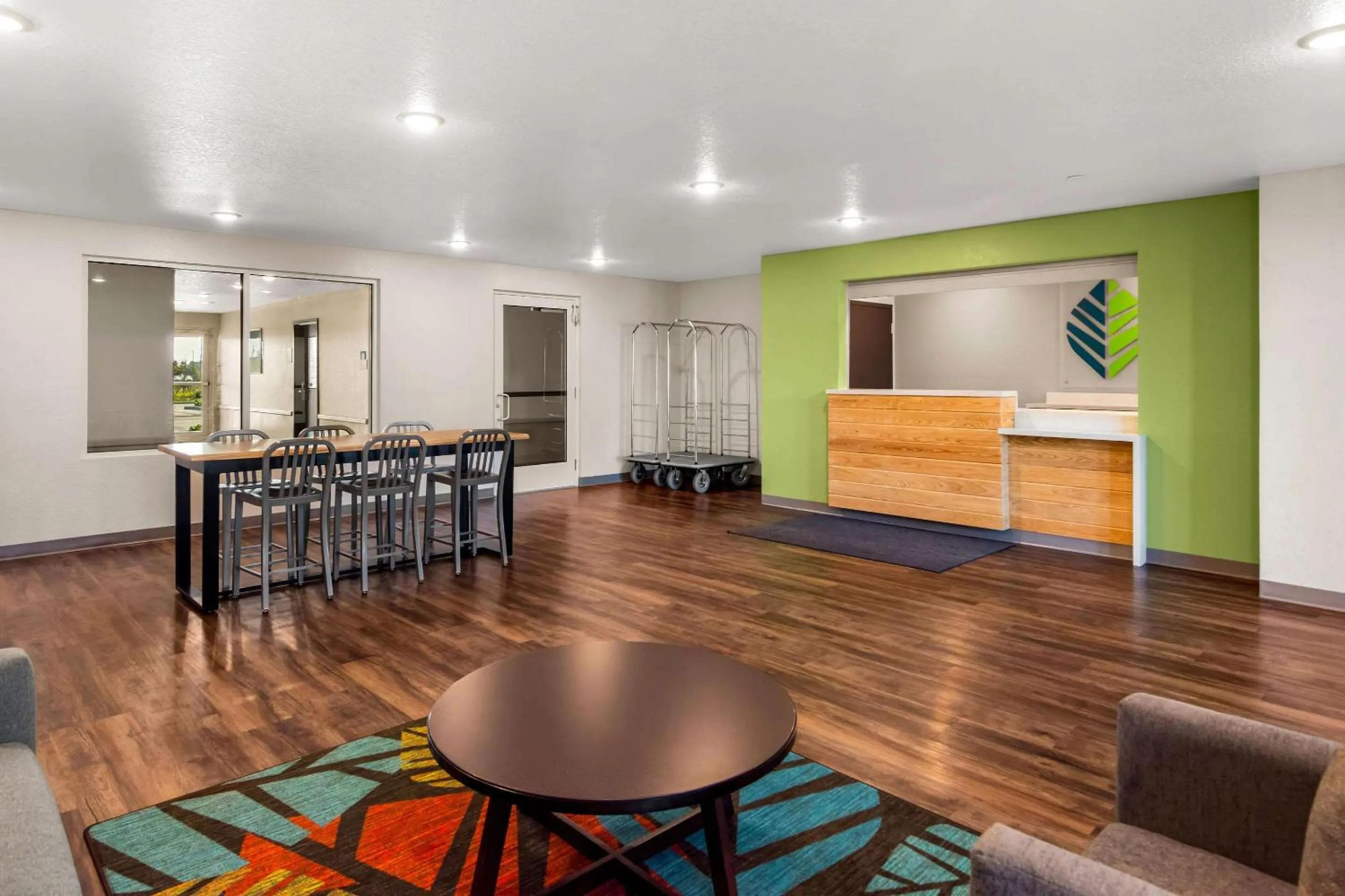 Lobby or reception in WoodSpring Suites Port St Lucie