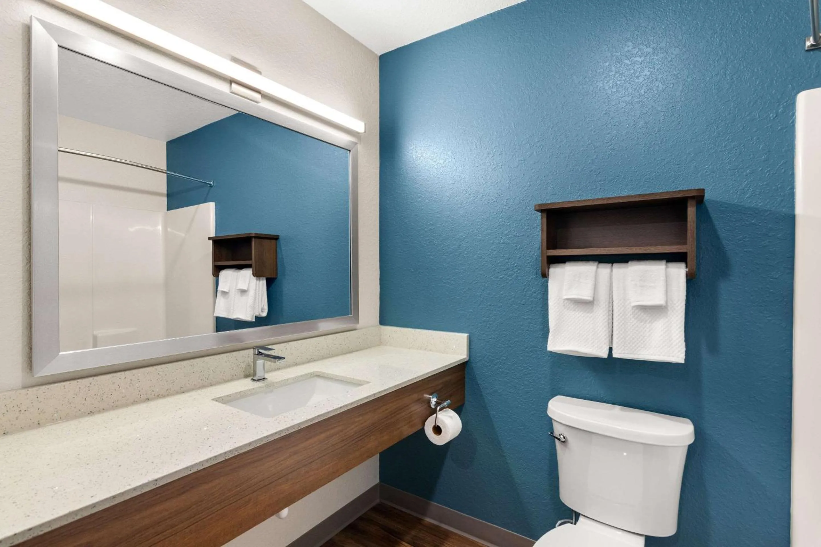 Bedroom in WoodSpring Suites Port St Lucie