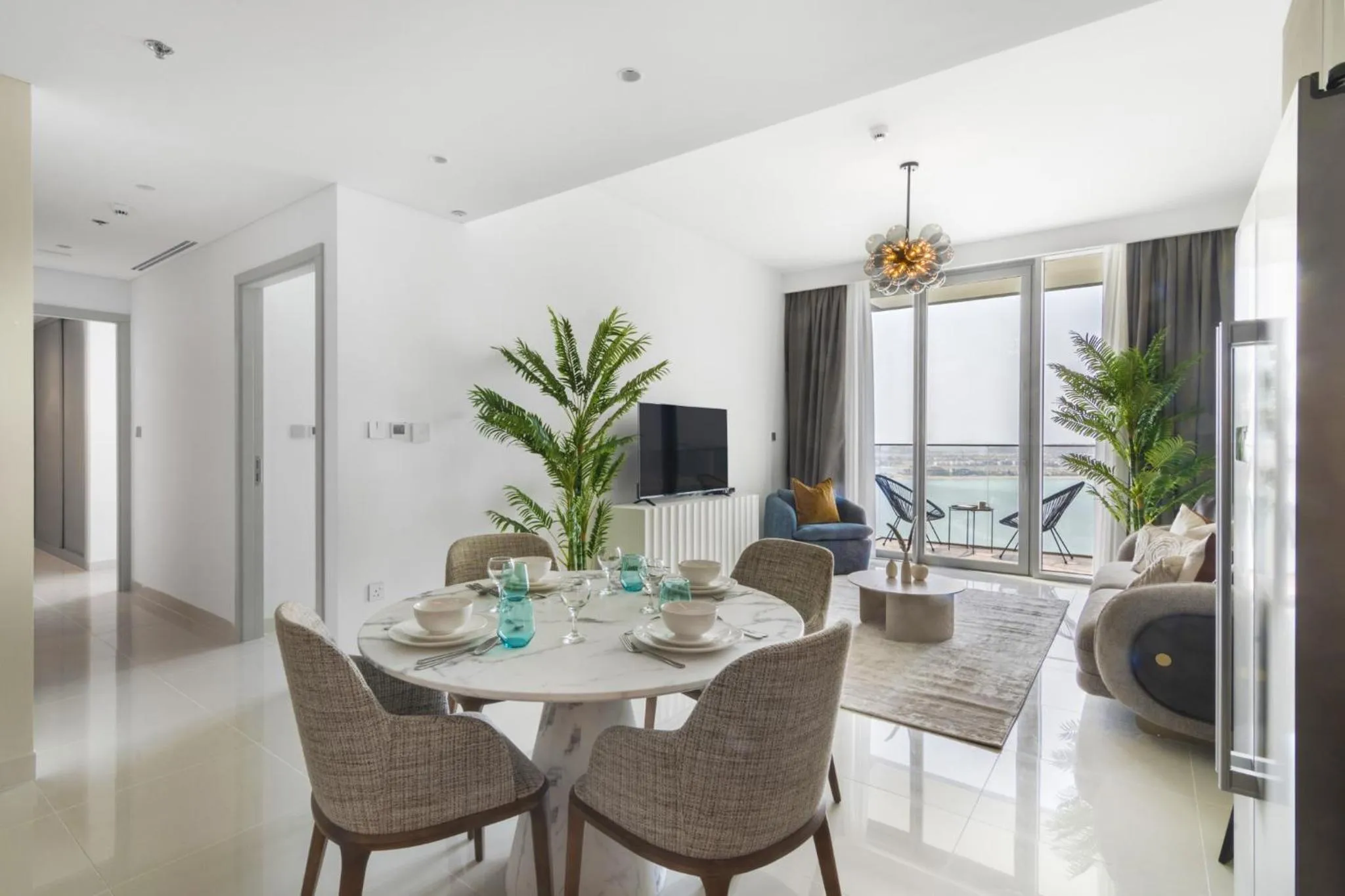 Dining area in Sea view 2-Bedroom - Beach Isle