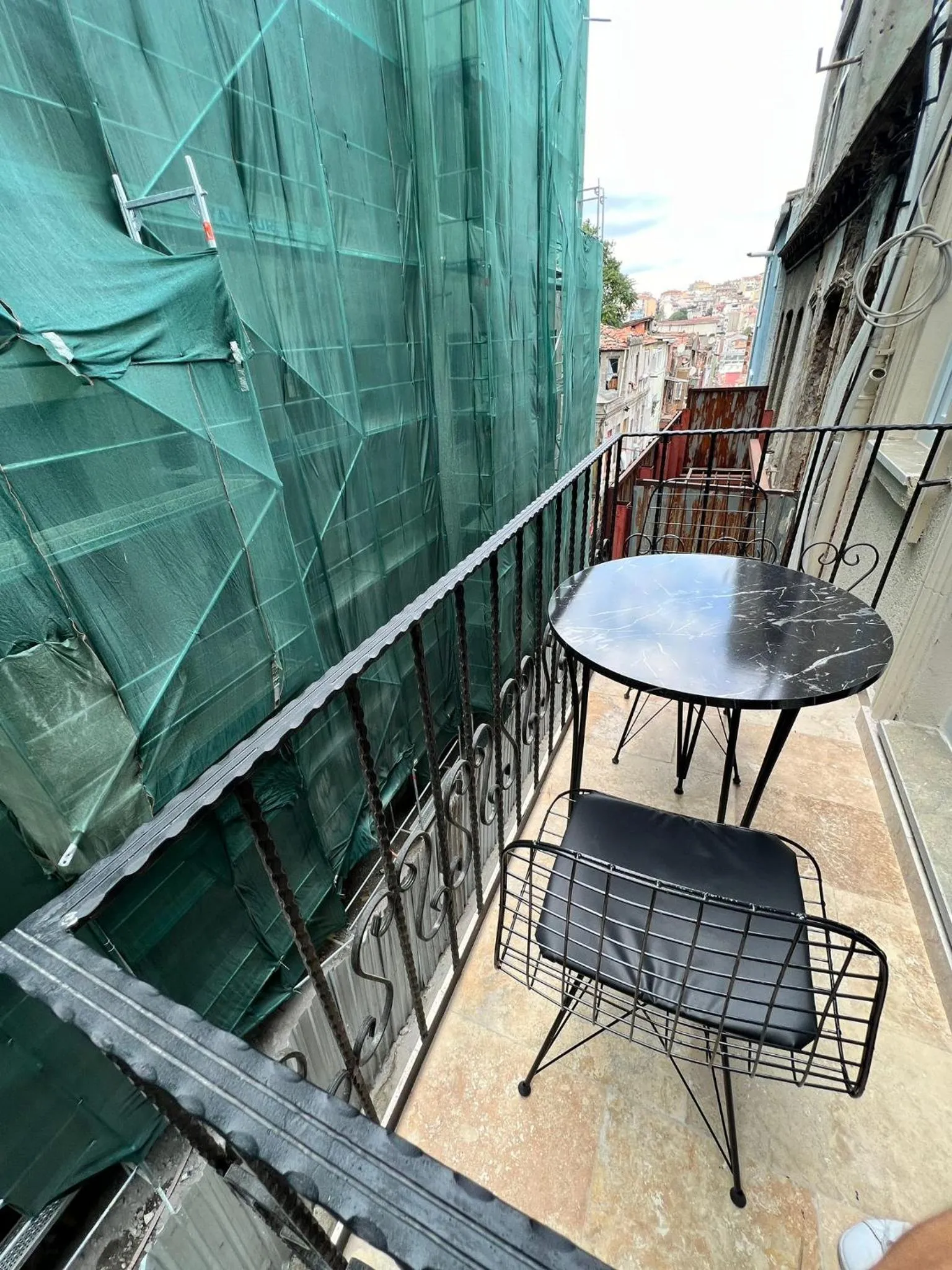 Balcony/Terrace in Taksim Nacre 360 Suit