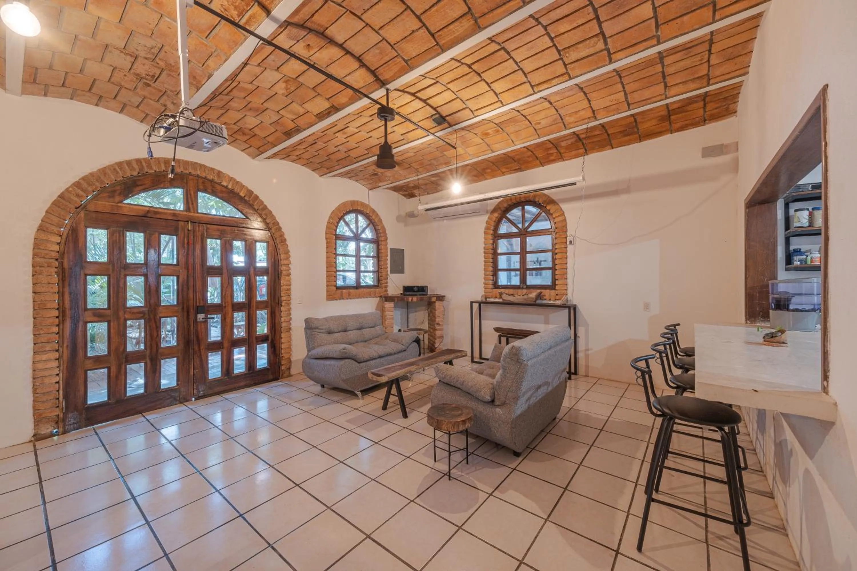 Seating area in El Refugio de Sayulita - Solo Adultos