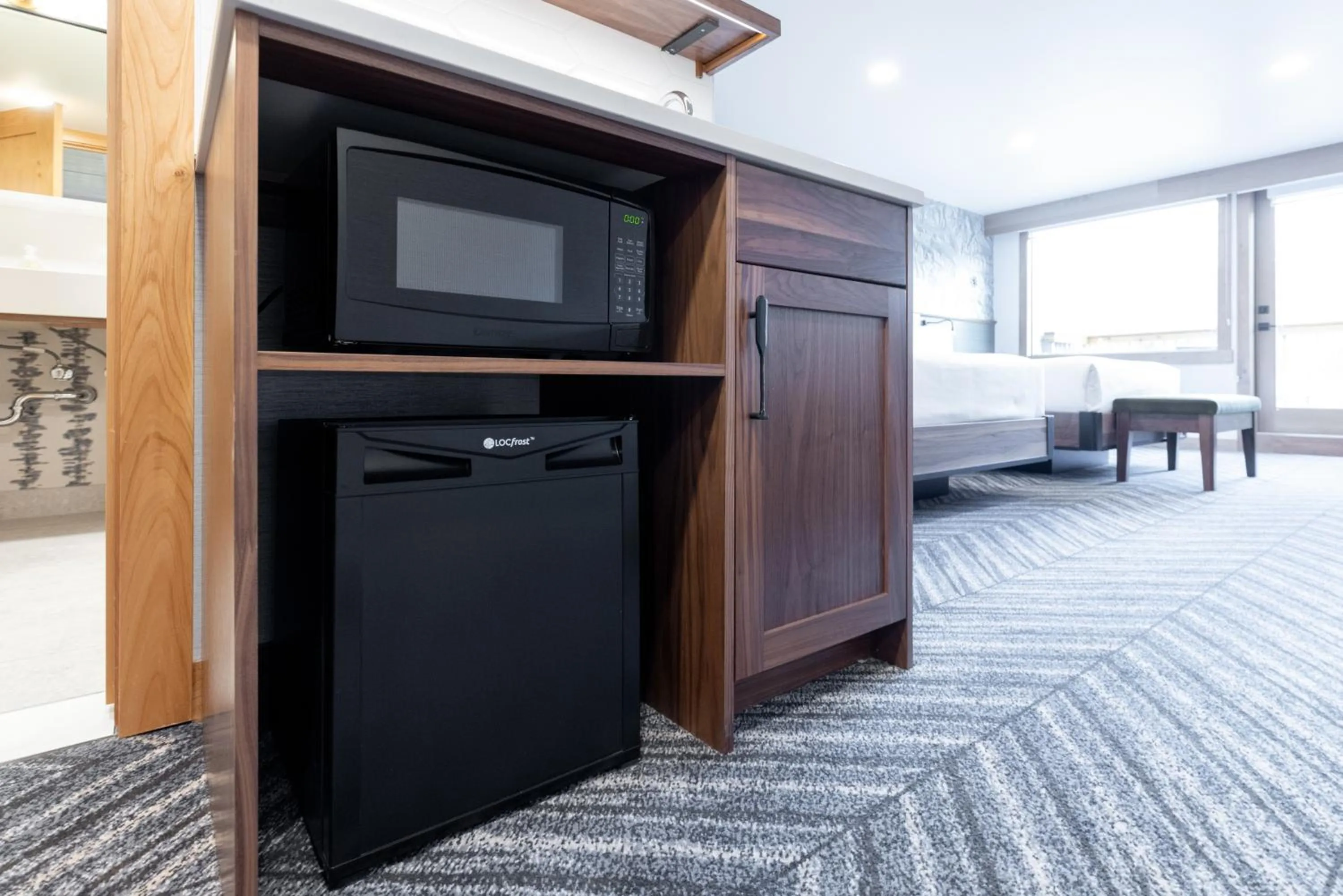 Kitchen or kitchenette in Hotel Canoe and Suites