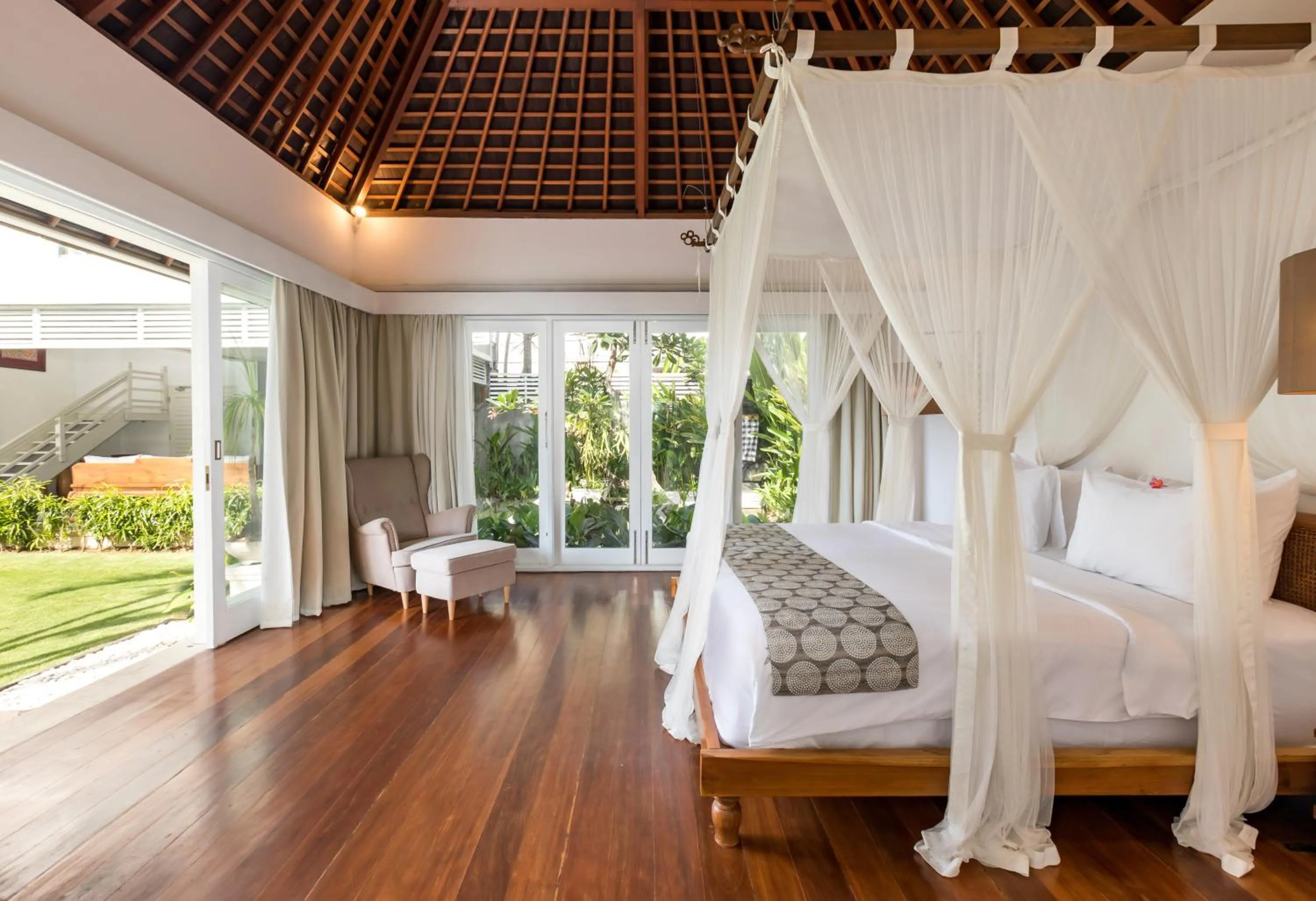 View (from property/room), Bed in Kerta Rama Seminyak by Kerta Living