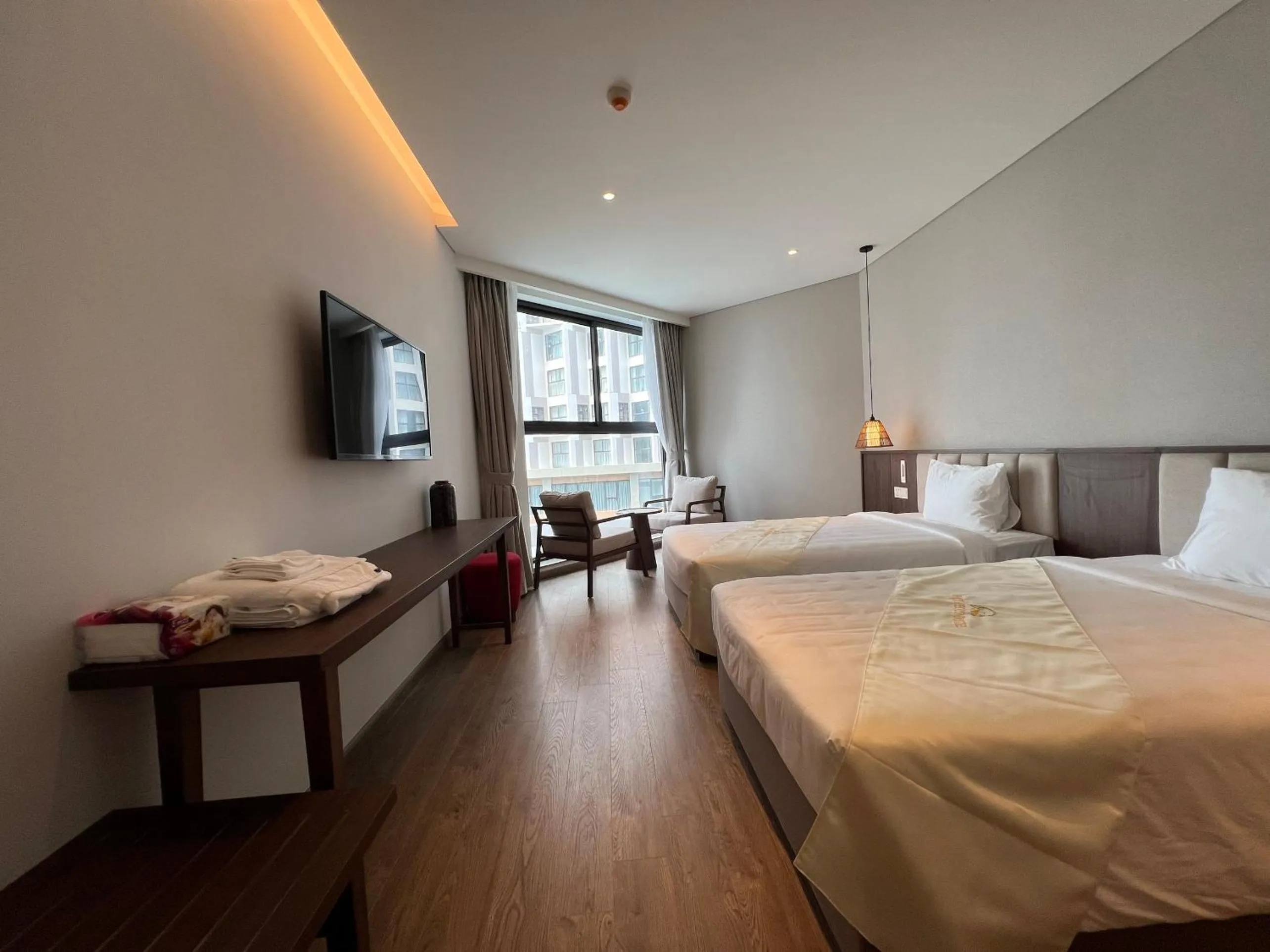 Communal lounge/ TV room, Bed in Mandala Cham Bay Mũi Né