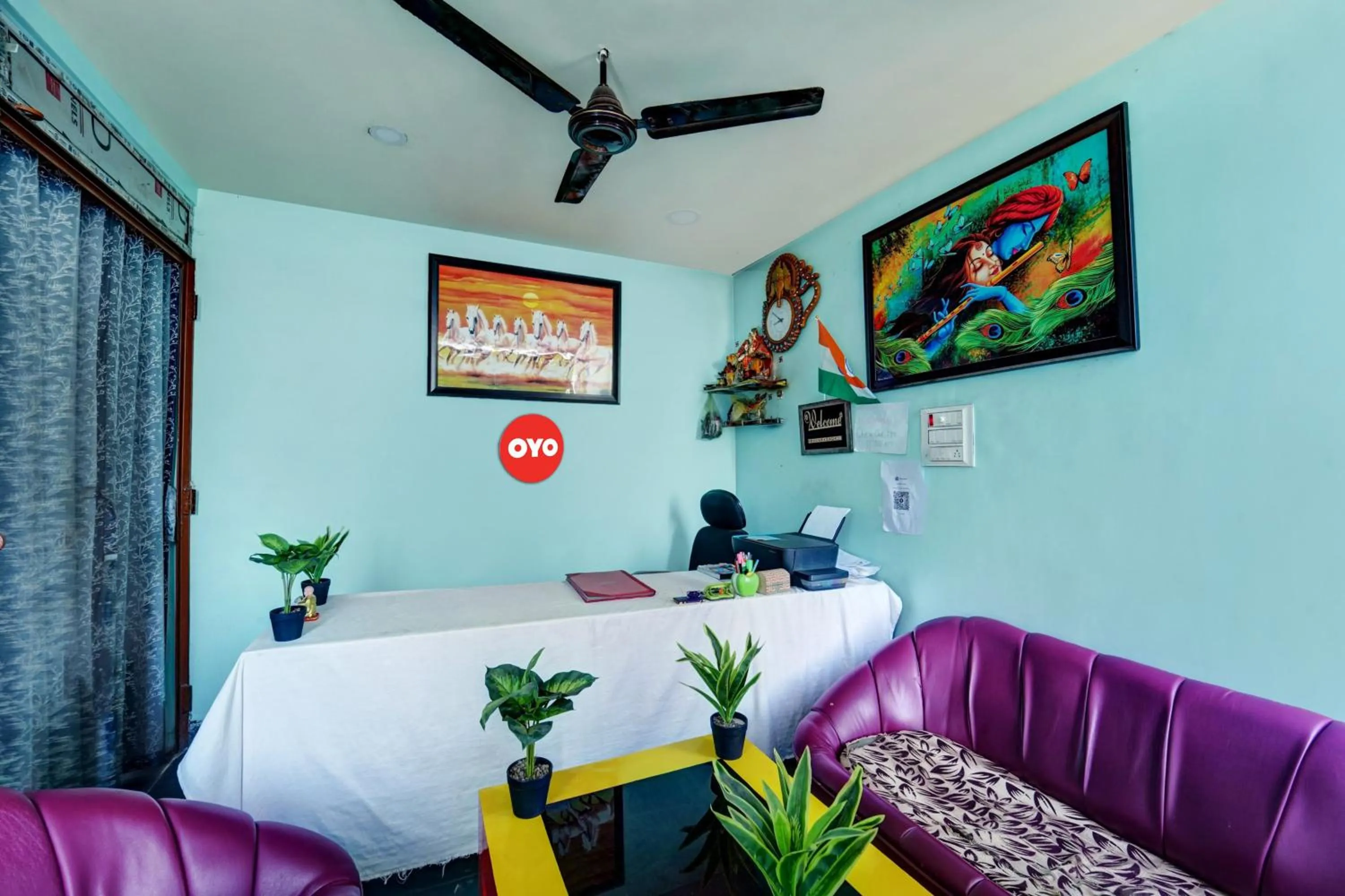 Lobby or reception, Bed in Hotel O 27 Degree Hotel