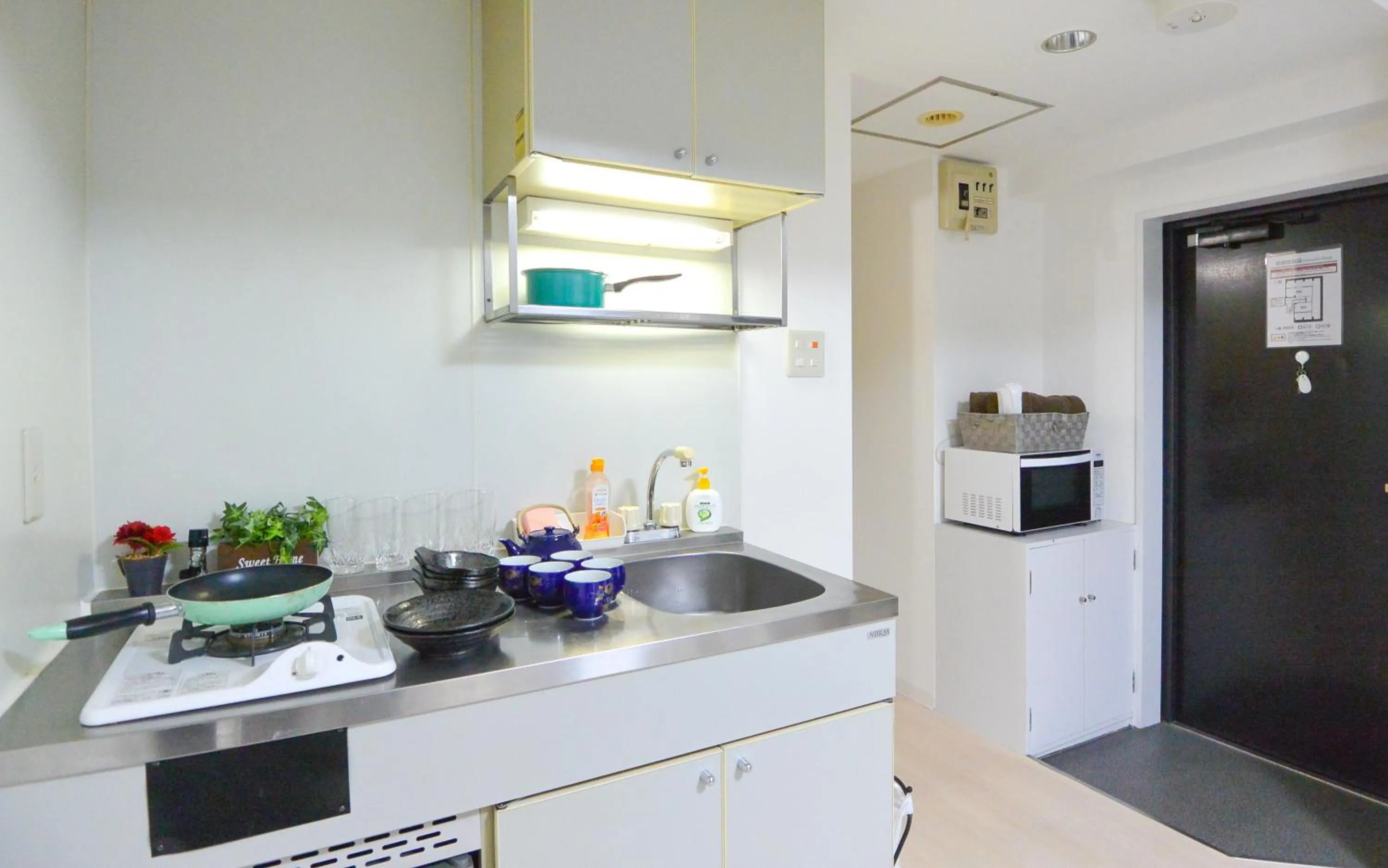Kitchen or kitchenette in KIYAZA City Sapporo CALIDO