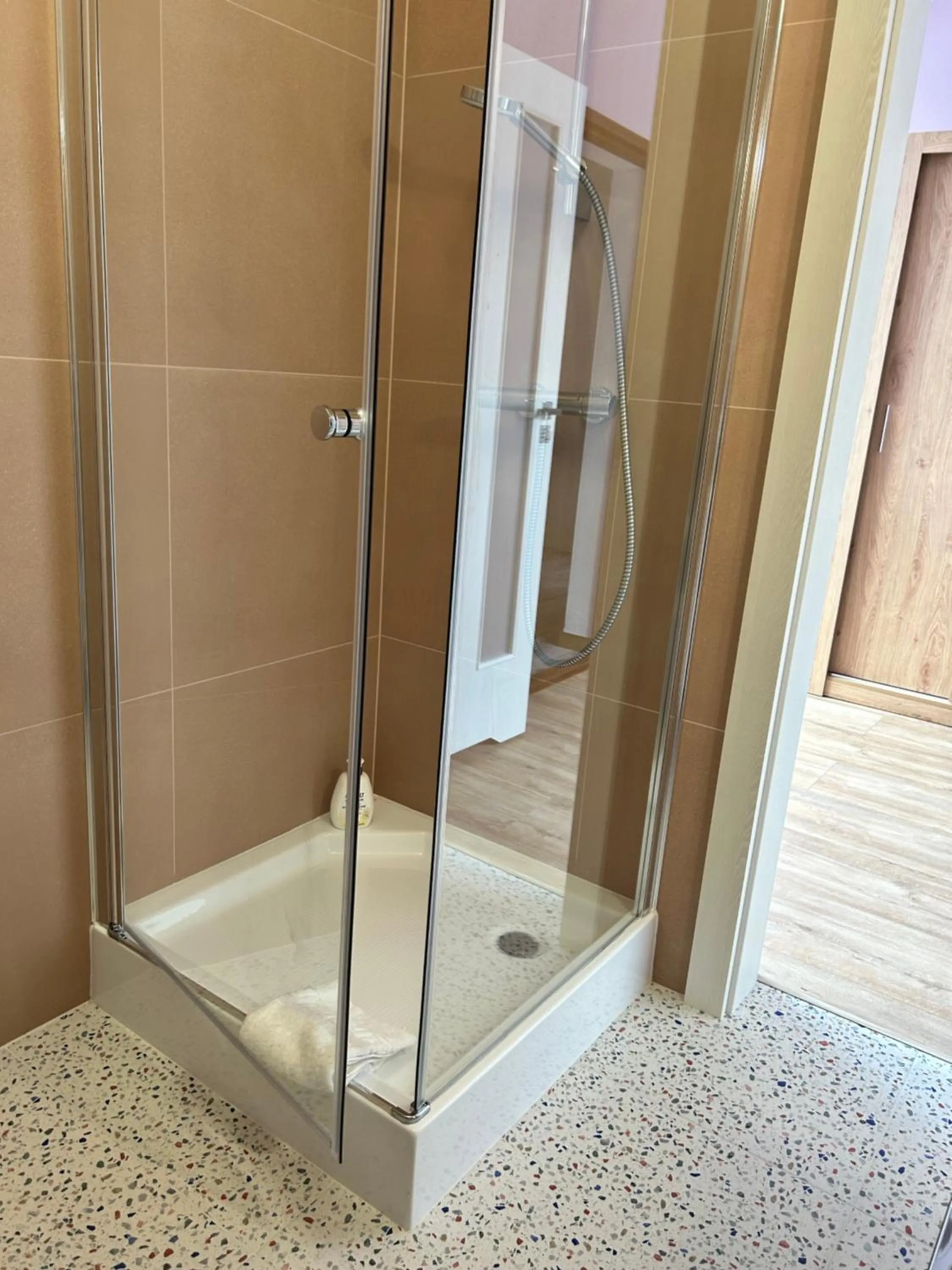 Shower in Red Barn