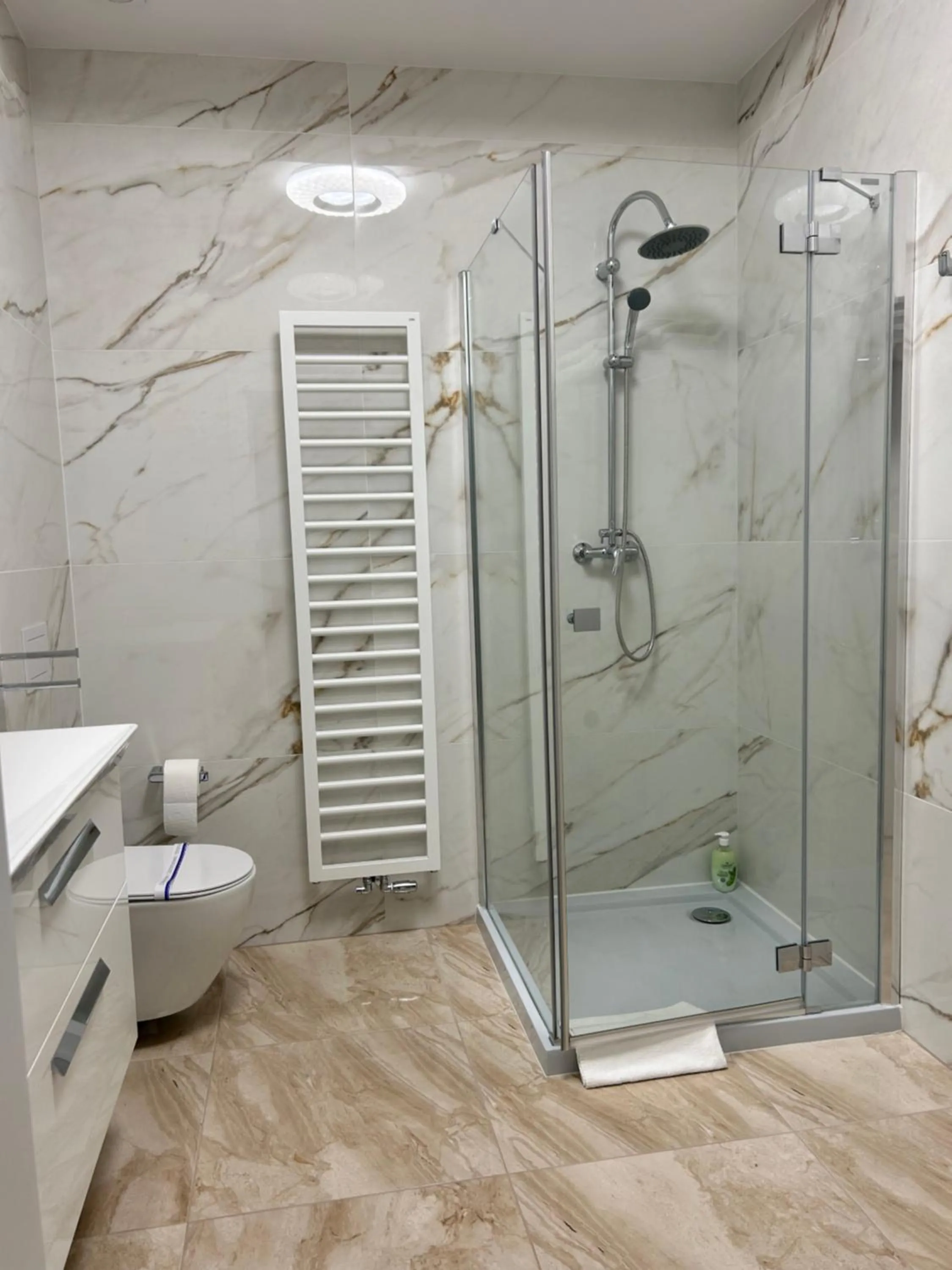 Shower in Red Barn