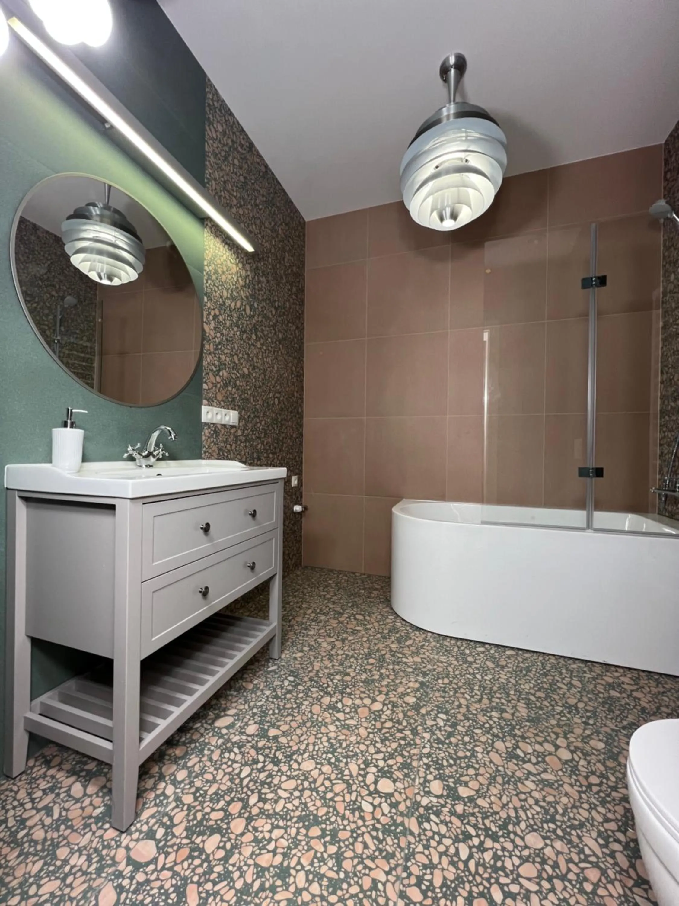 Shower in Red Barn