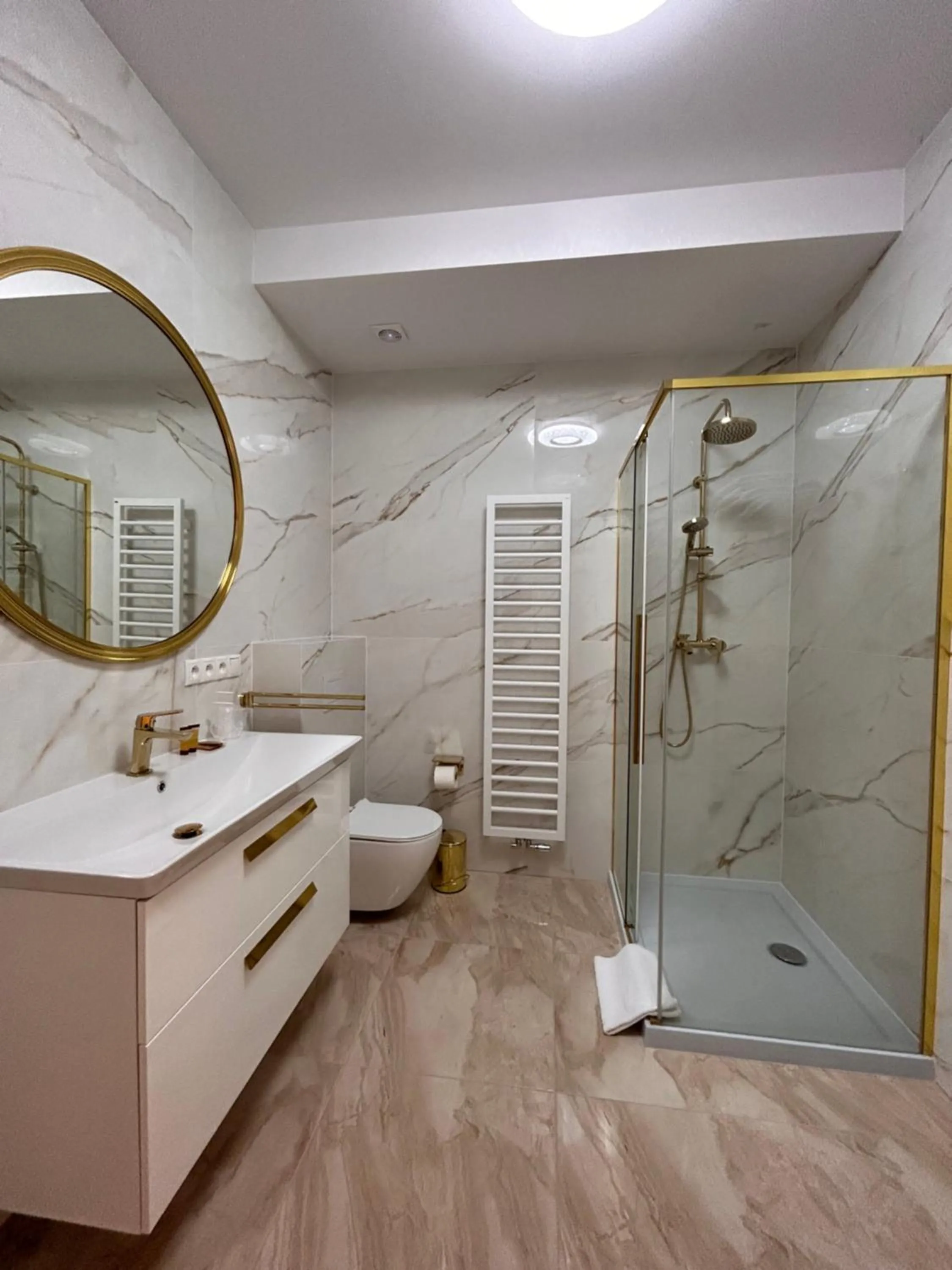 Shower in Red Barn