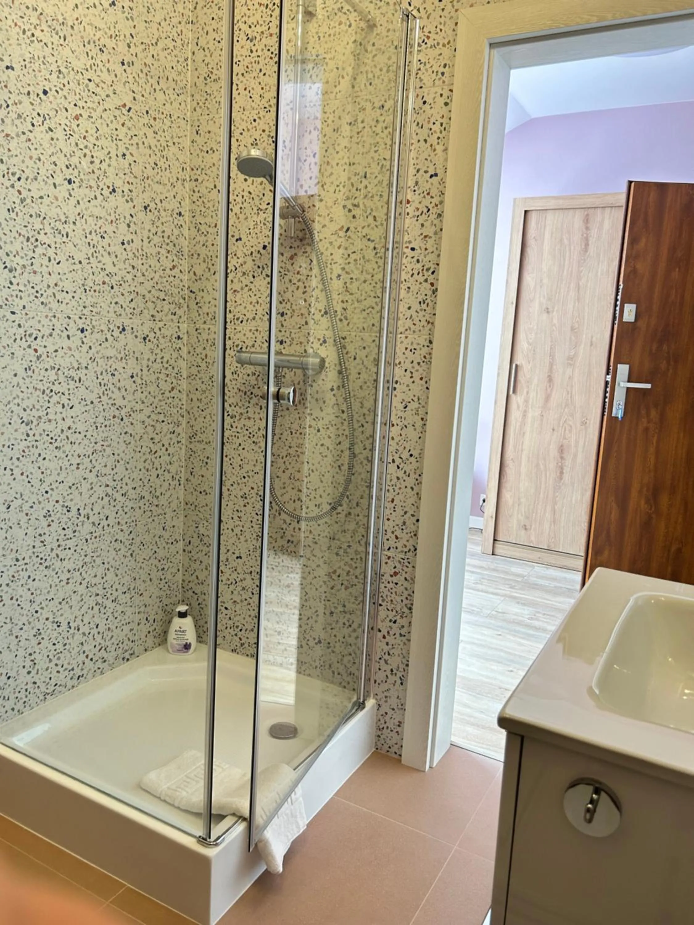 Shower in Red Barn