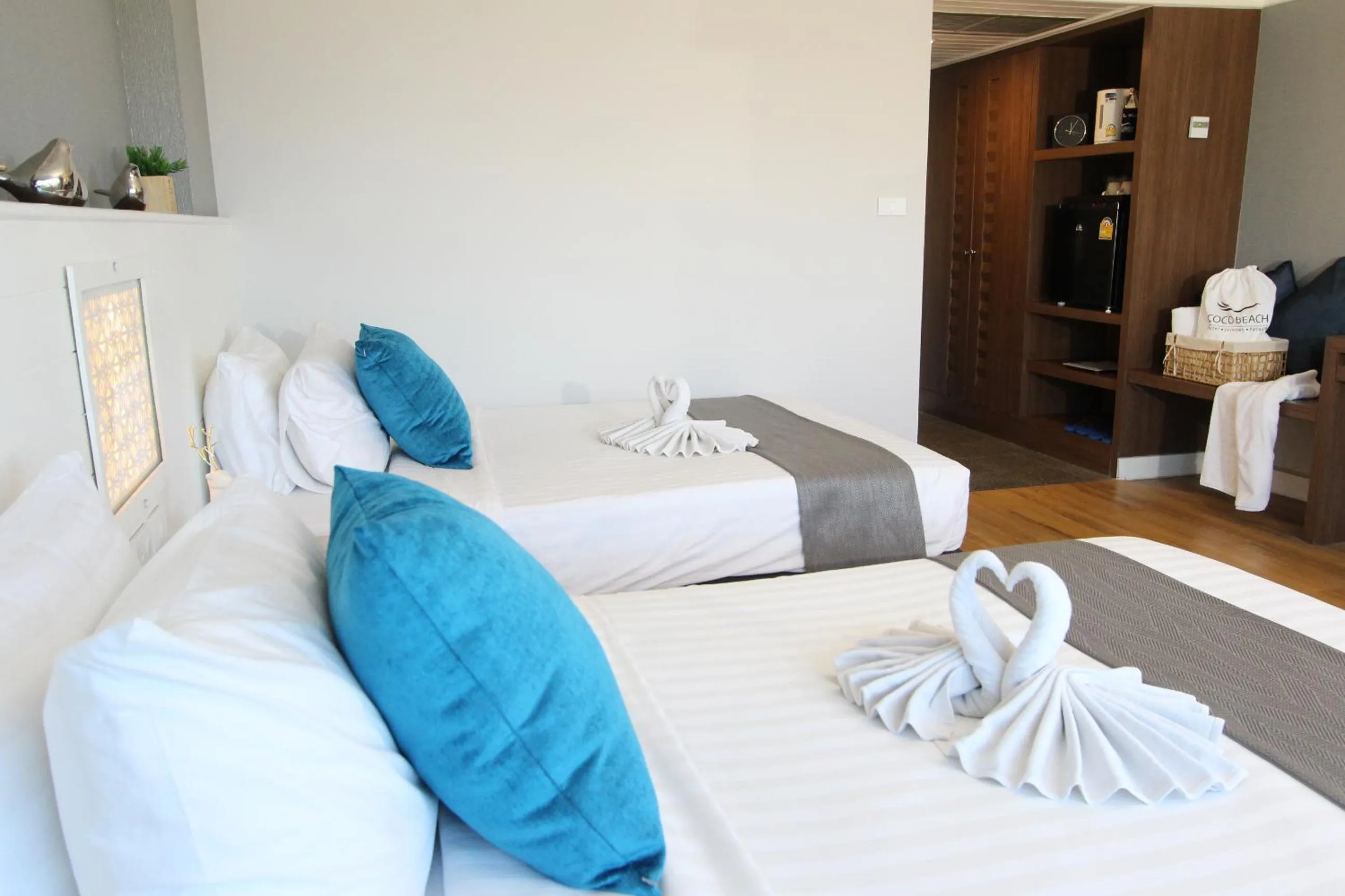 Bed in Coco Beach Hotel Jomtien Pattaya