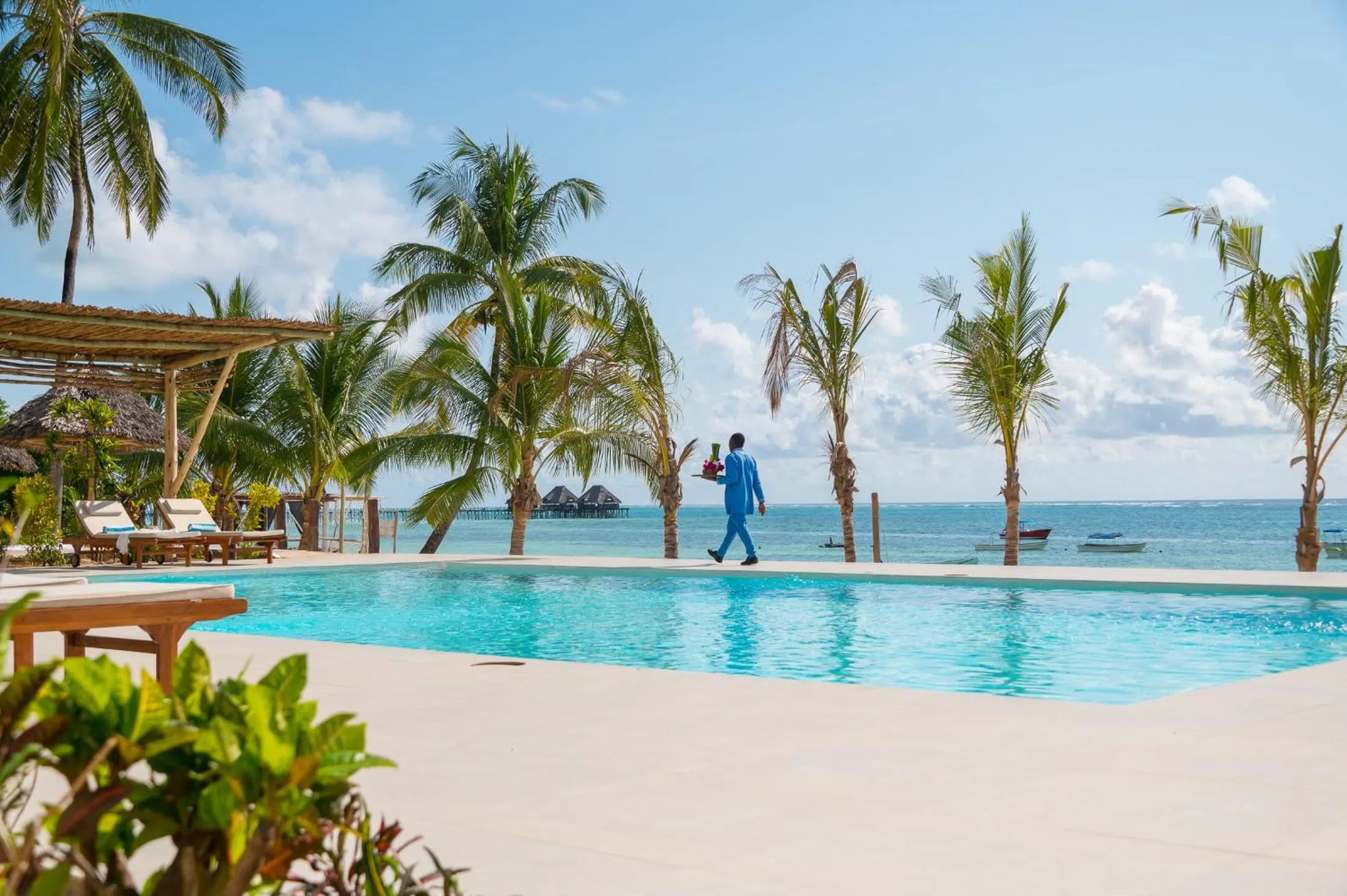 Pool view in Ocean Boutique Hotel - Adults only