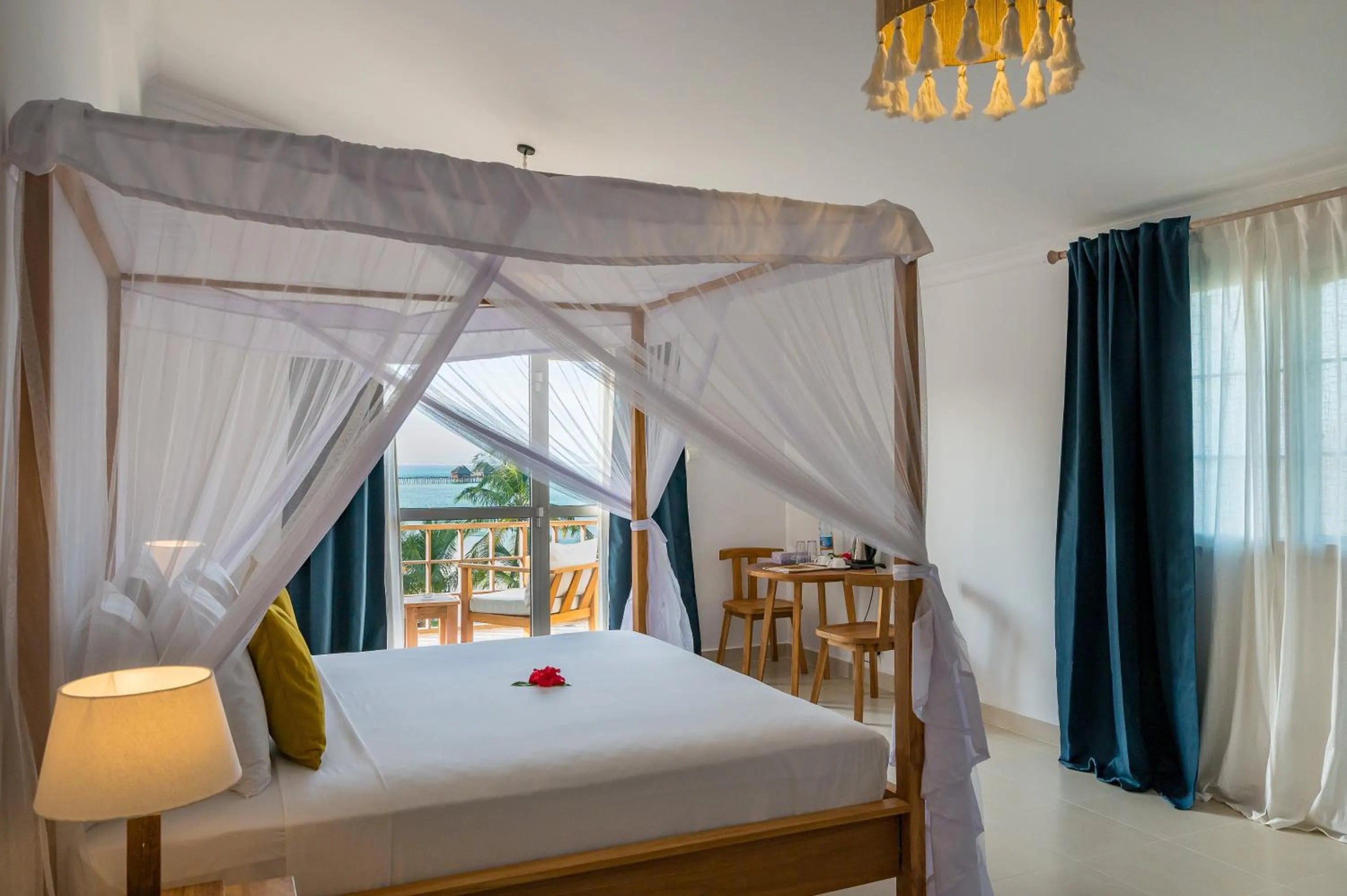 View (from property/room), Bed in Ocean Boutique Hotel - Adults only