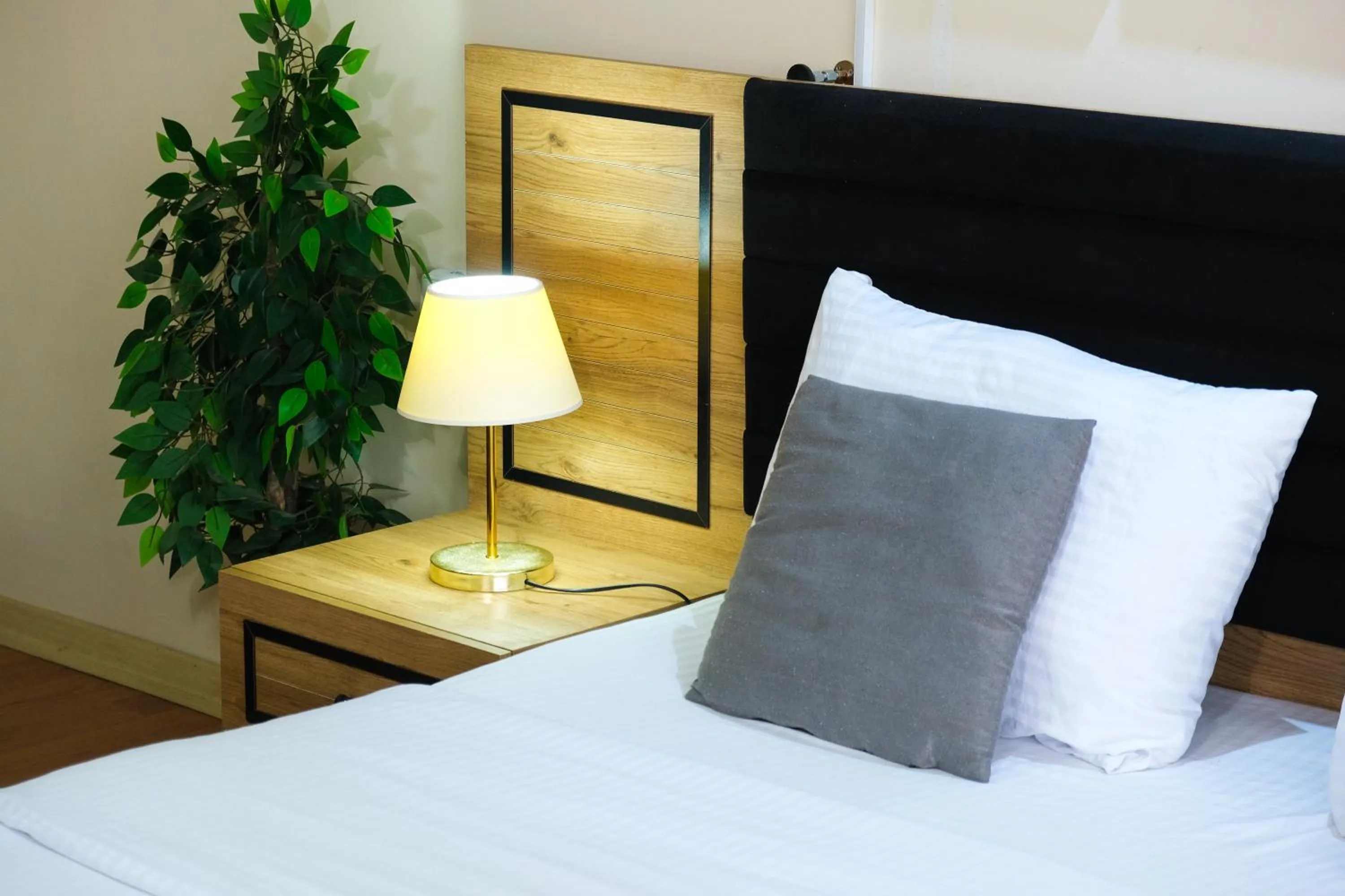 Bed in Taksim Nikea Suites 80