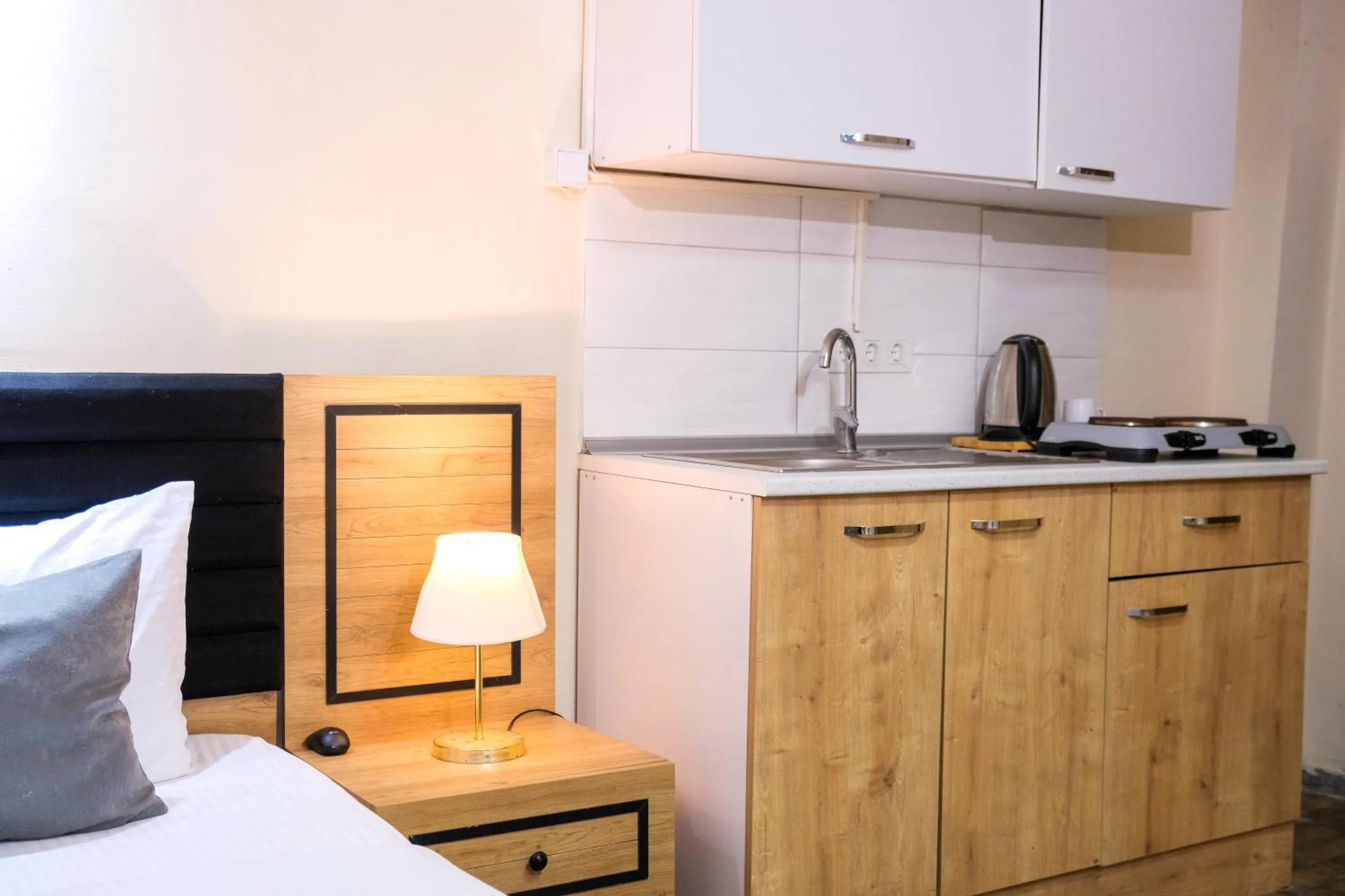 Bed in Taksim Nikea Suites 80