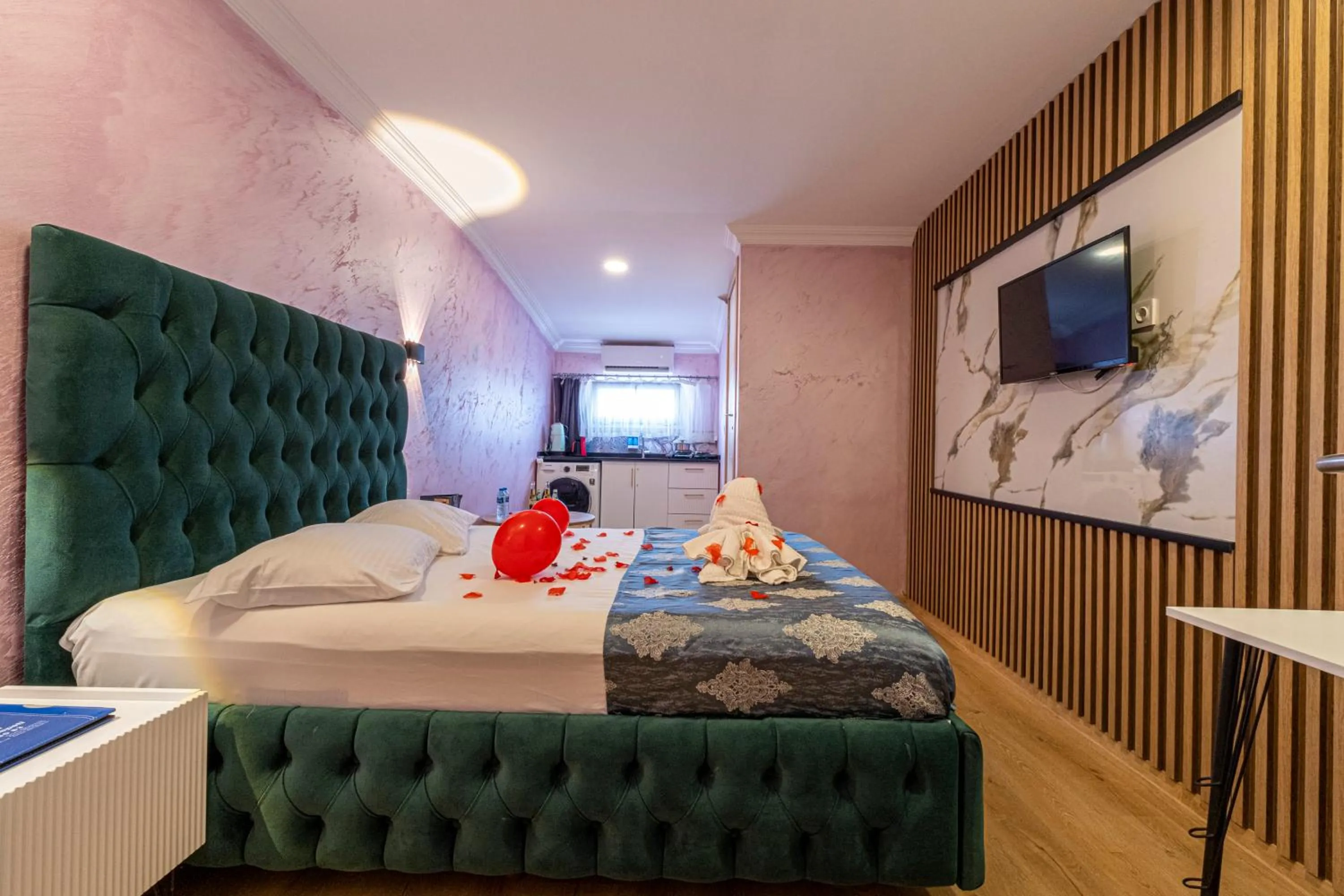 Bed in Süper Stay Halkalı