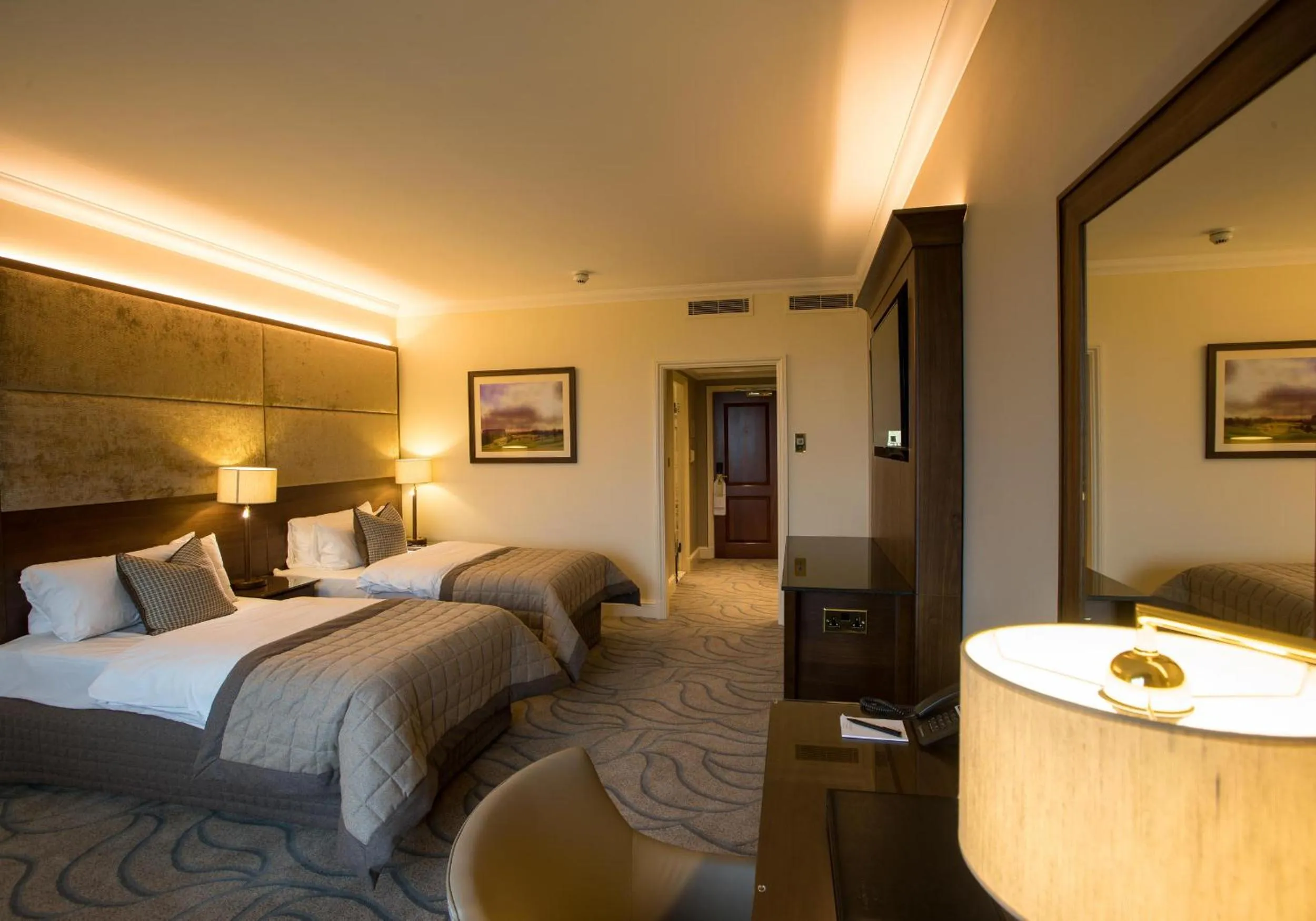 Bed in The Celtic Manor Resort