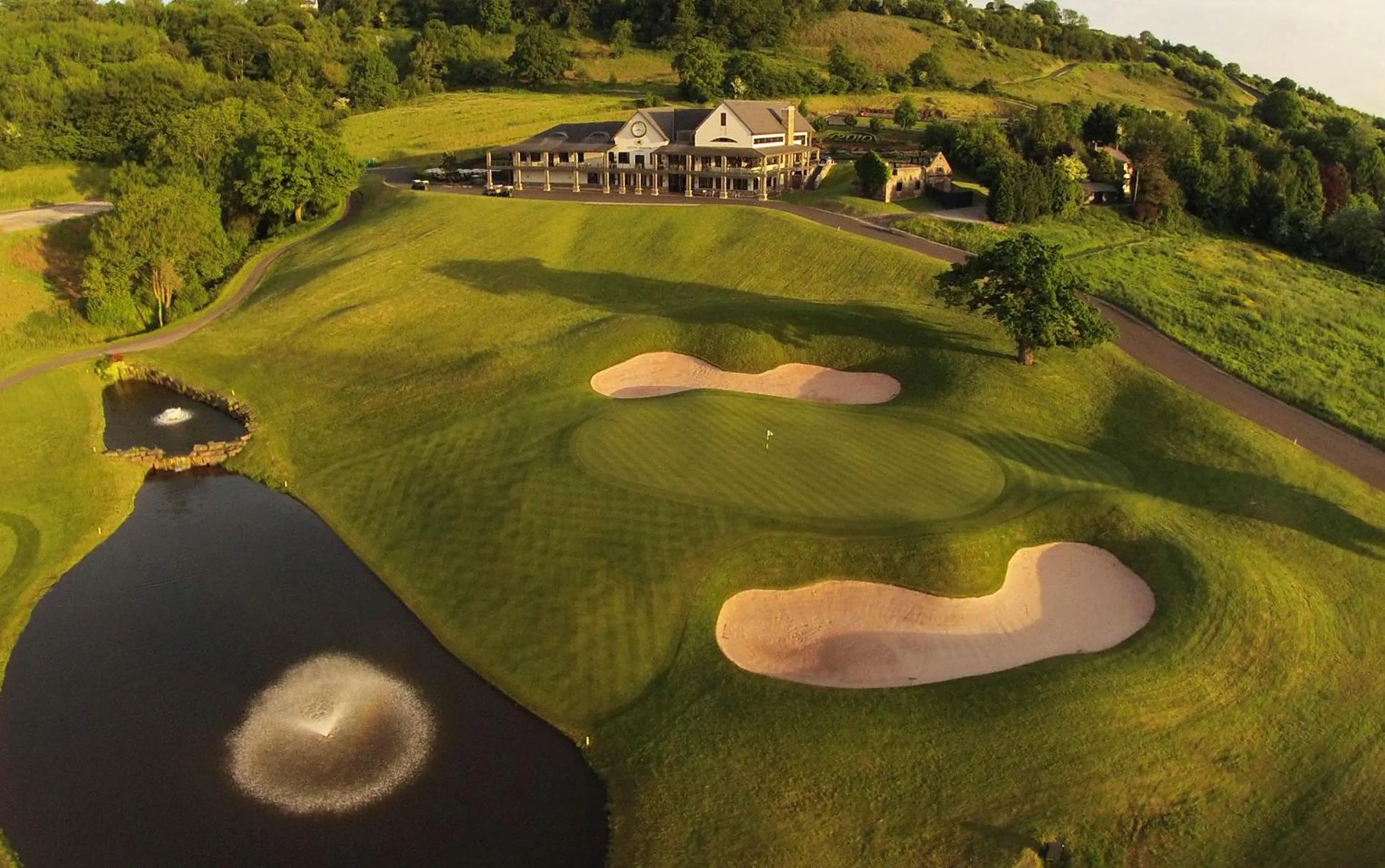 Bird's eye view in The Celtic Manor Resort