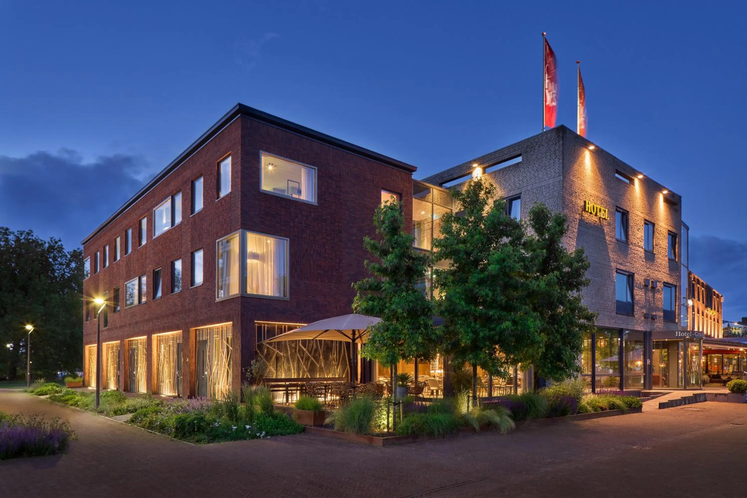 Property building in Hotel Restaurant Grandcafé 't Voorhuys