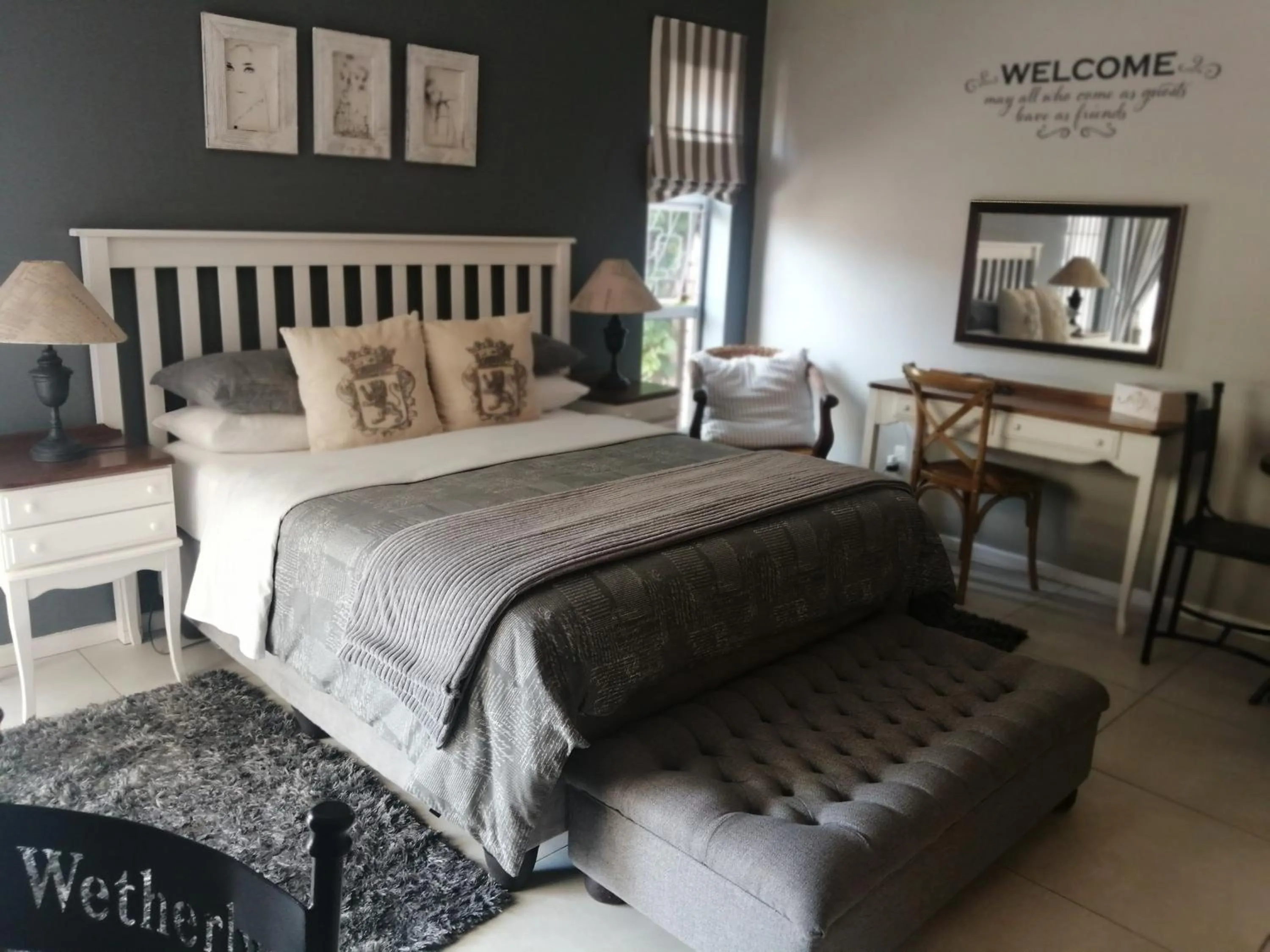 Bed in Aquadel Accommodation