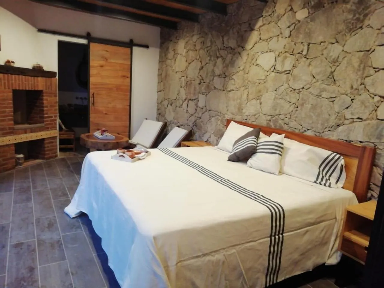 Bed in La Toscanía Tapalpa Resort & Agroturismo