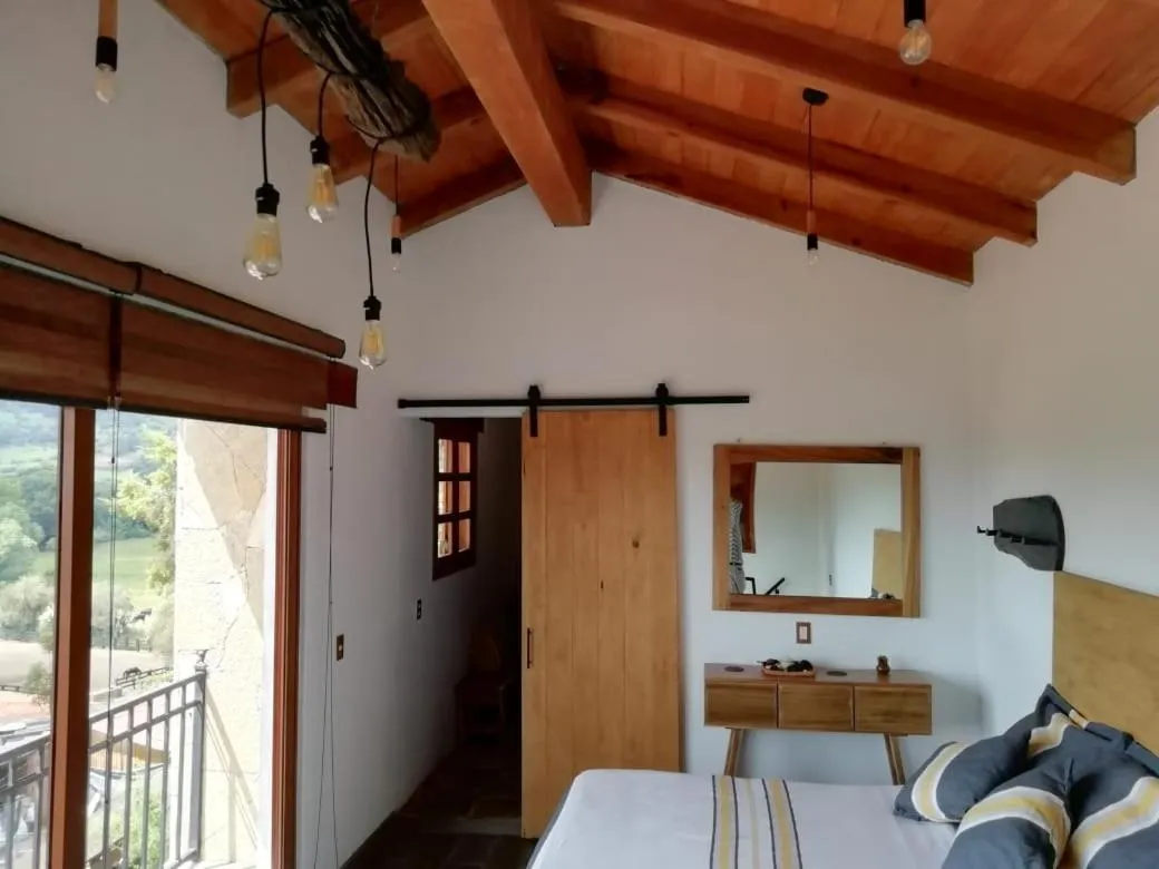 Bed in La Toscanía Tapalpa Resort & Agroturismo