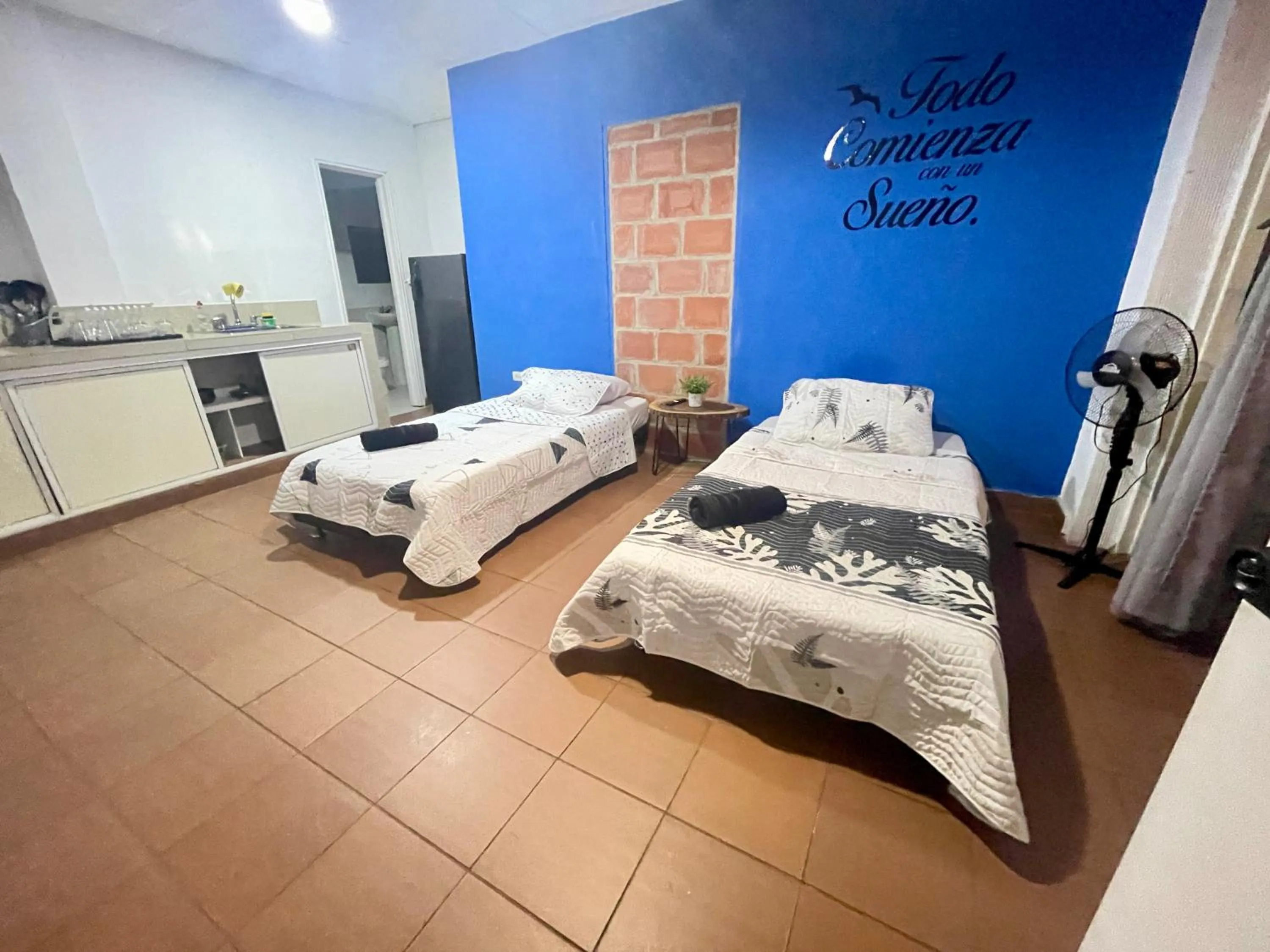 Bed in OUR HOME SAN ANTONIO