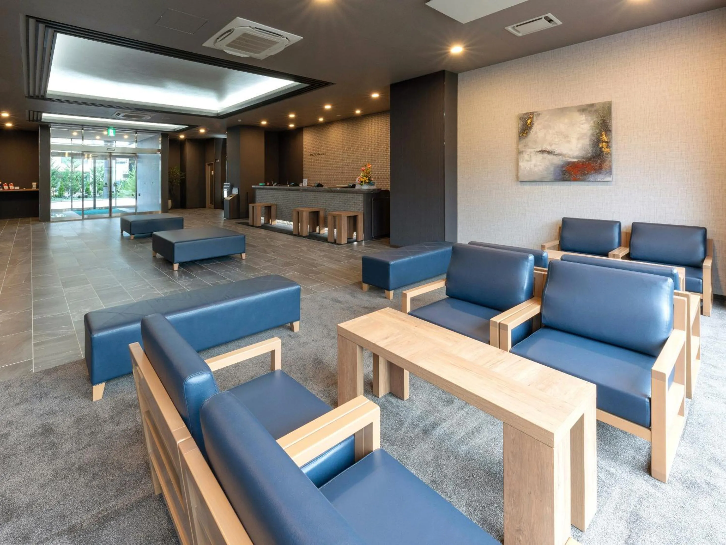 Lobby or reception in Hotel Route Inn Numata