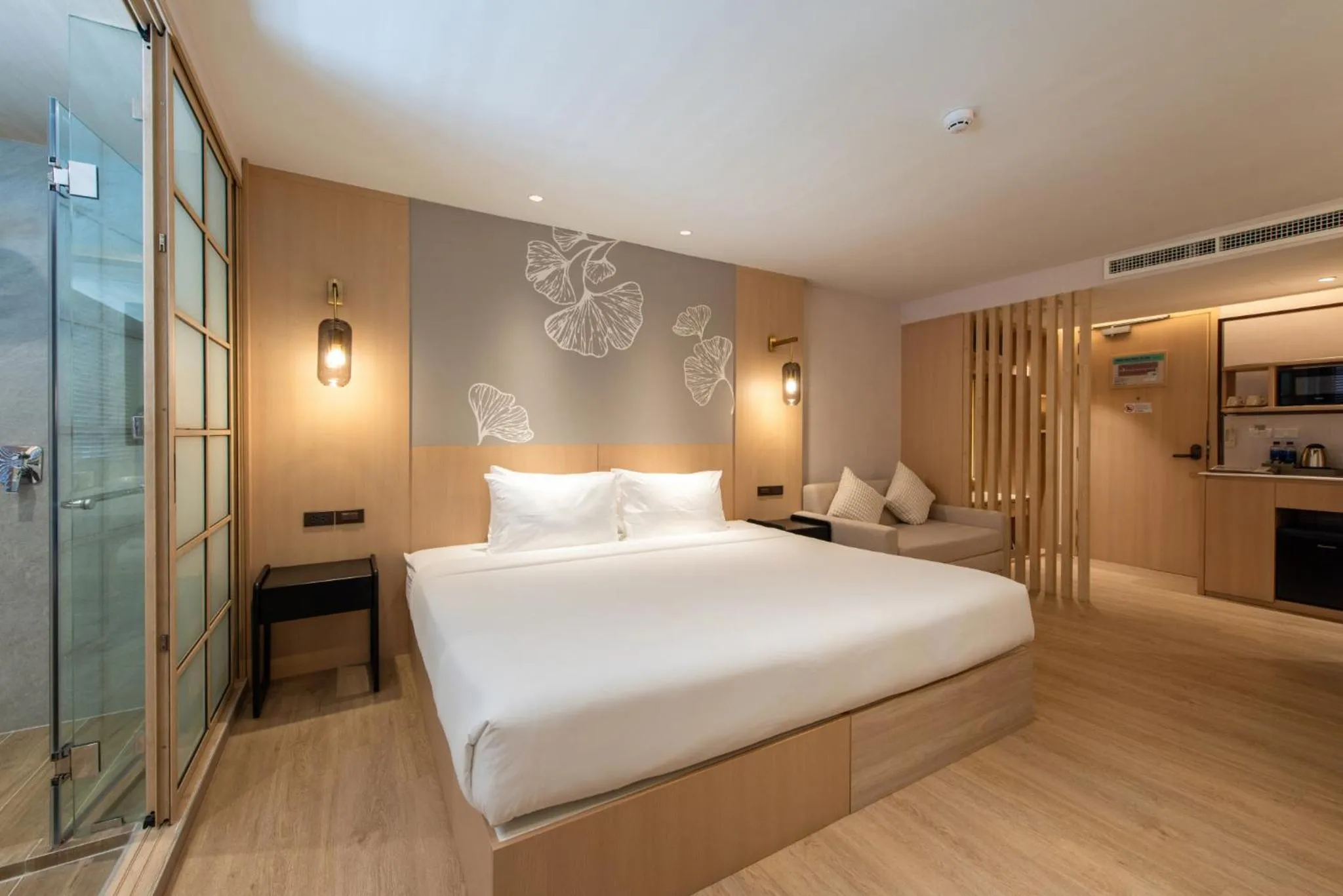 Bed in Salaya One Hotel & Service Apartment