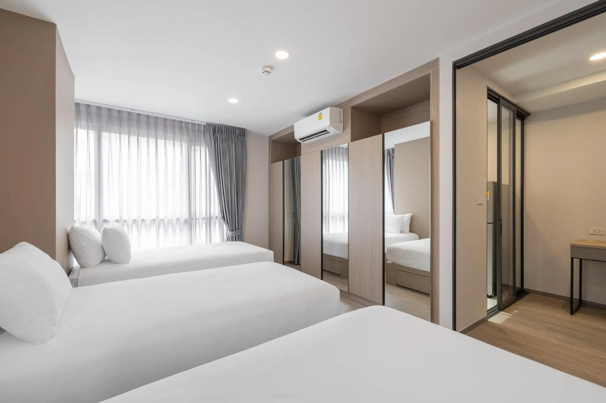 Bed in Salaya One Hotel & Service Apartment