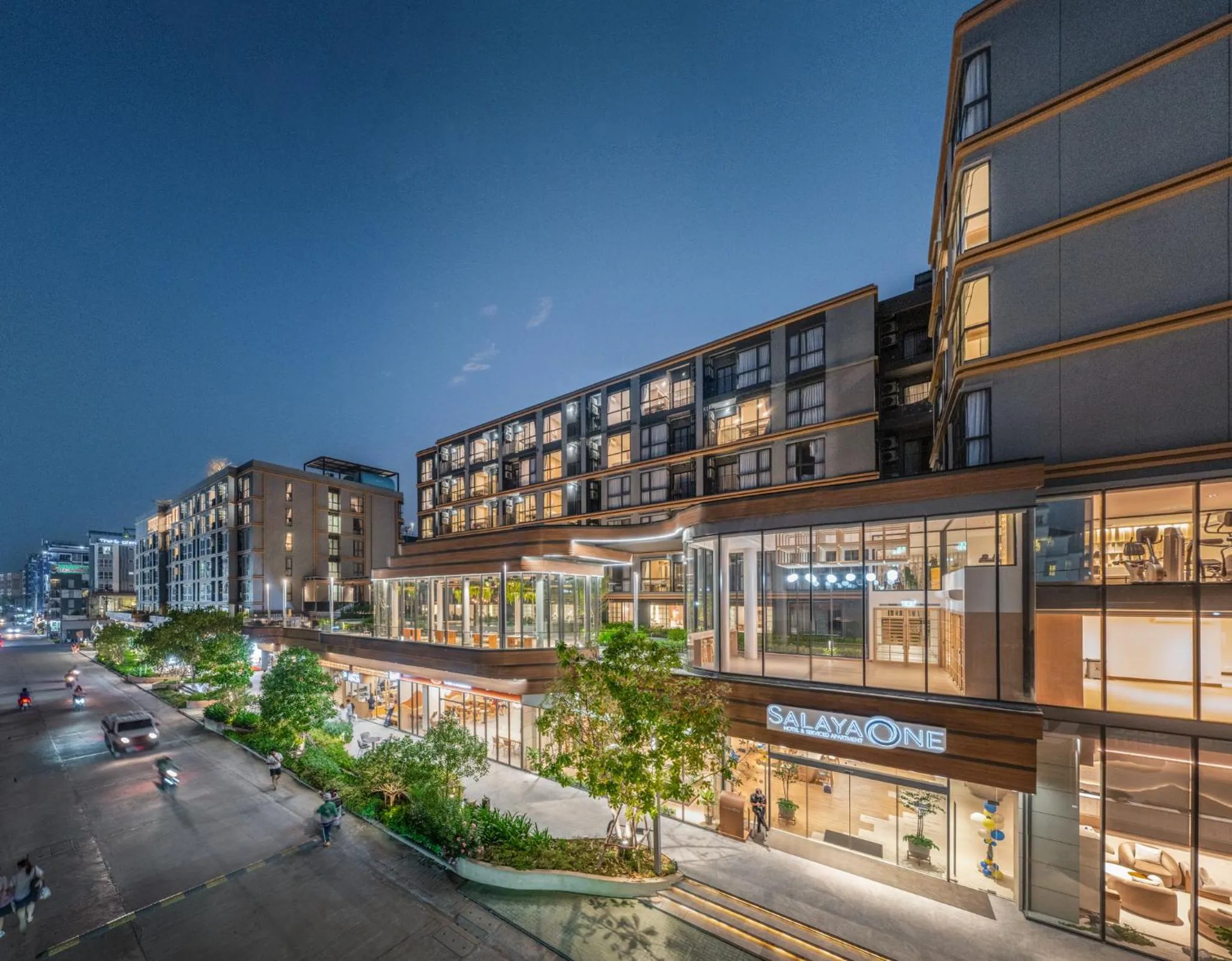 Property building in Salaya One Hotel & Service Apartment