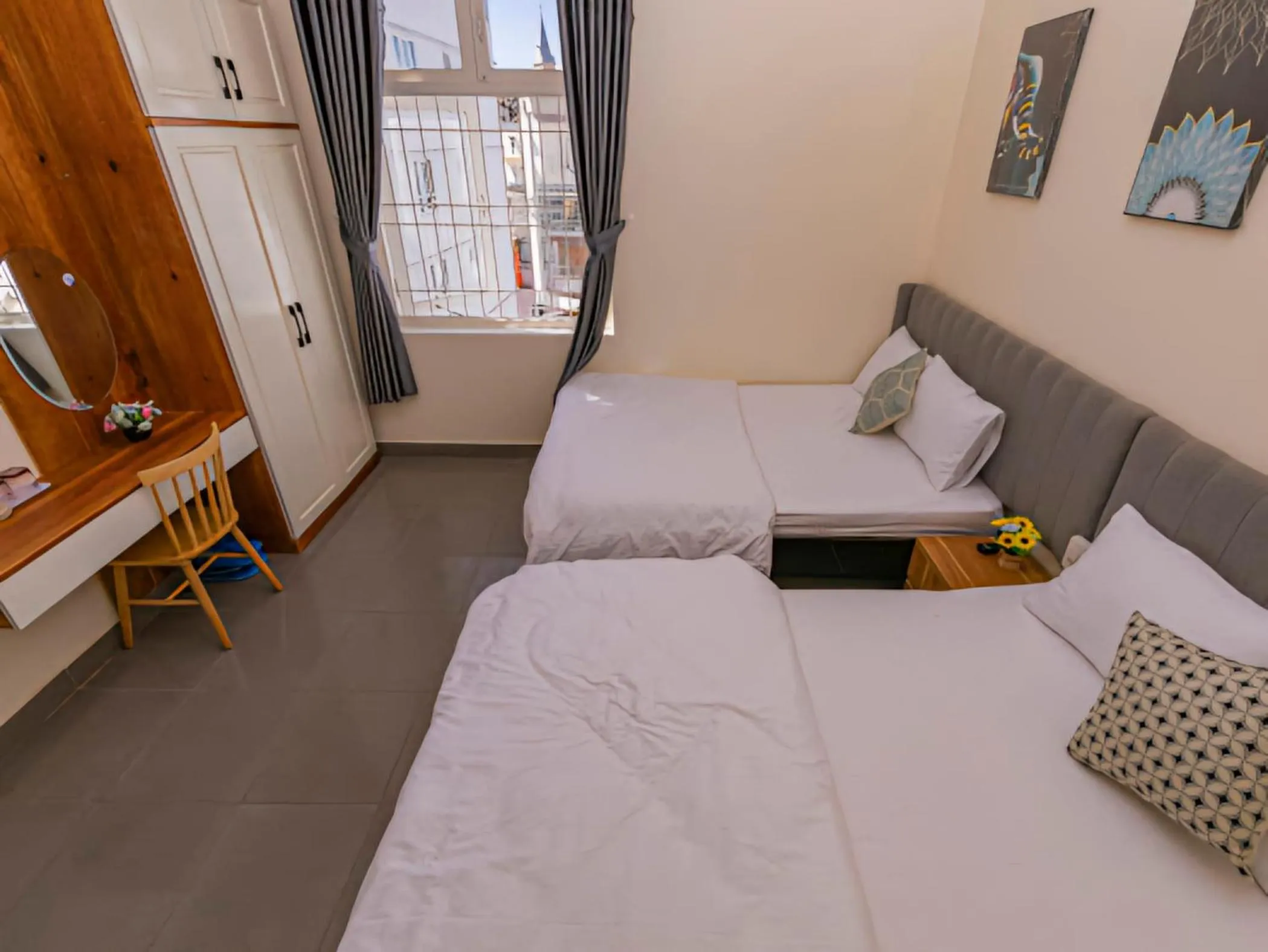 Bed in Thang Lap Hotel