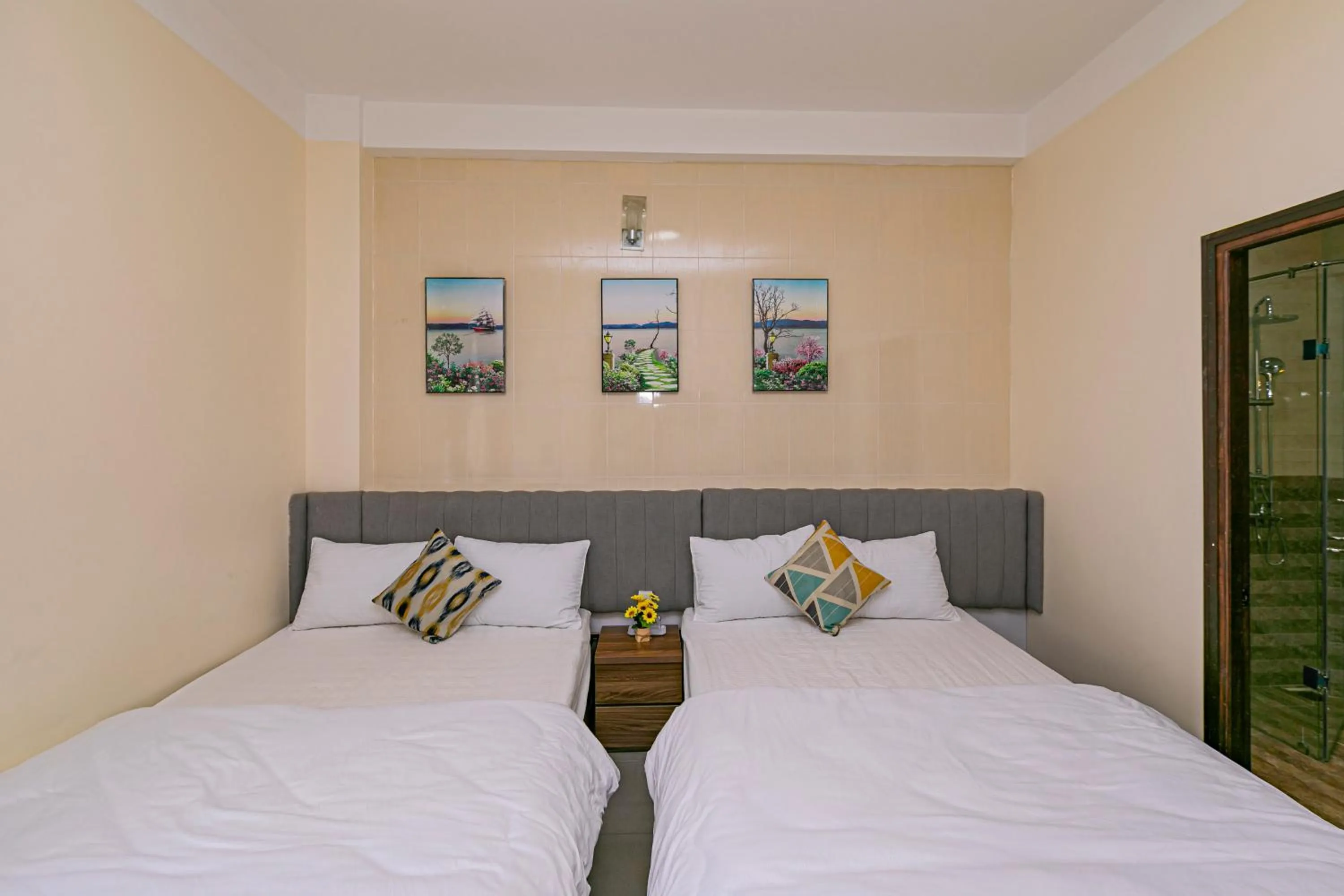 Bed in Thang Lap Hotel