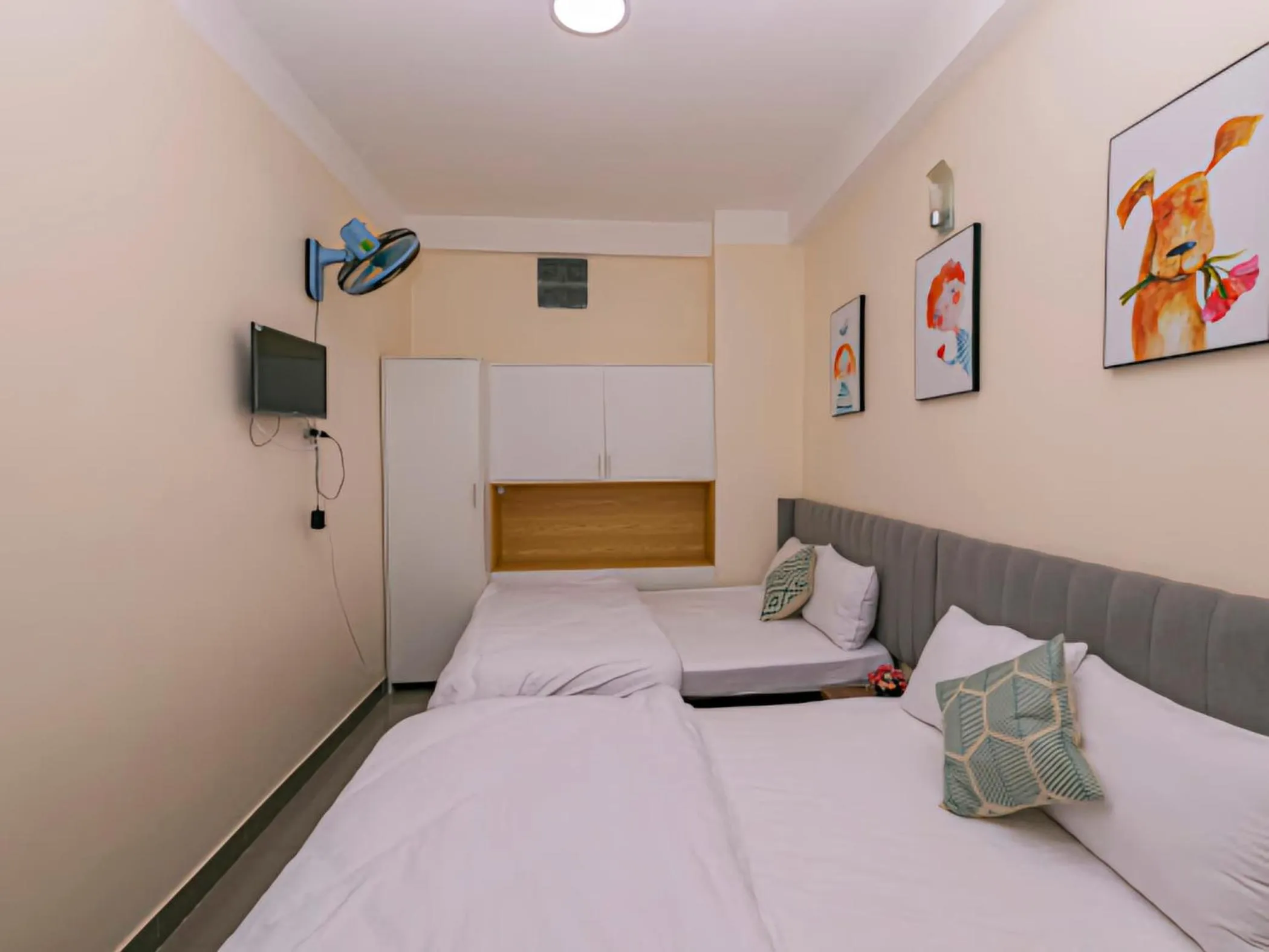 Bed in Thang Lap Hotel