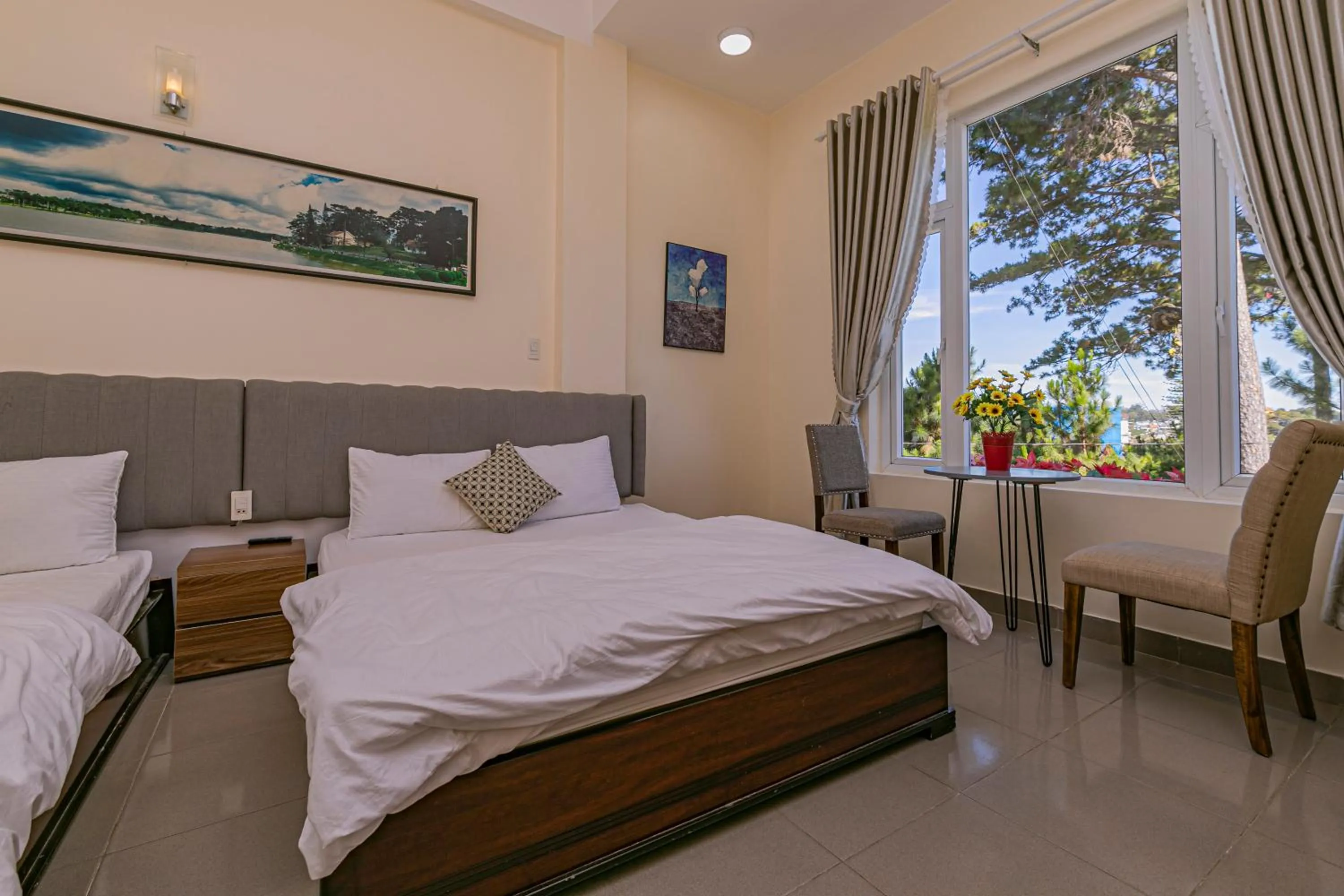 Bed in Thang Lap Hotel