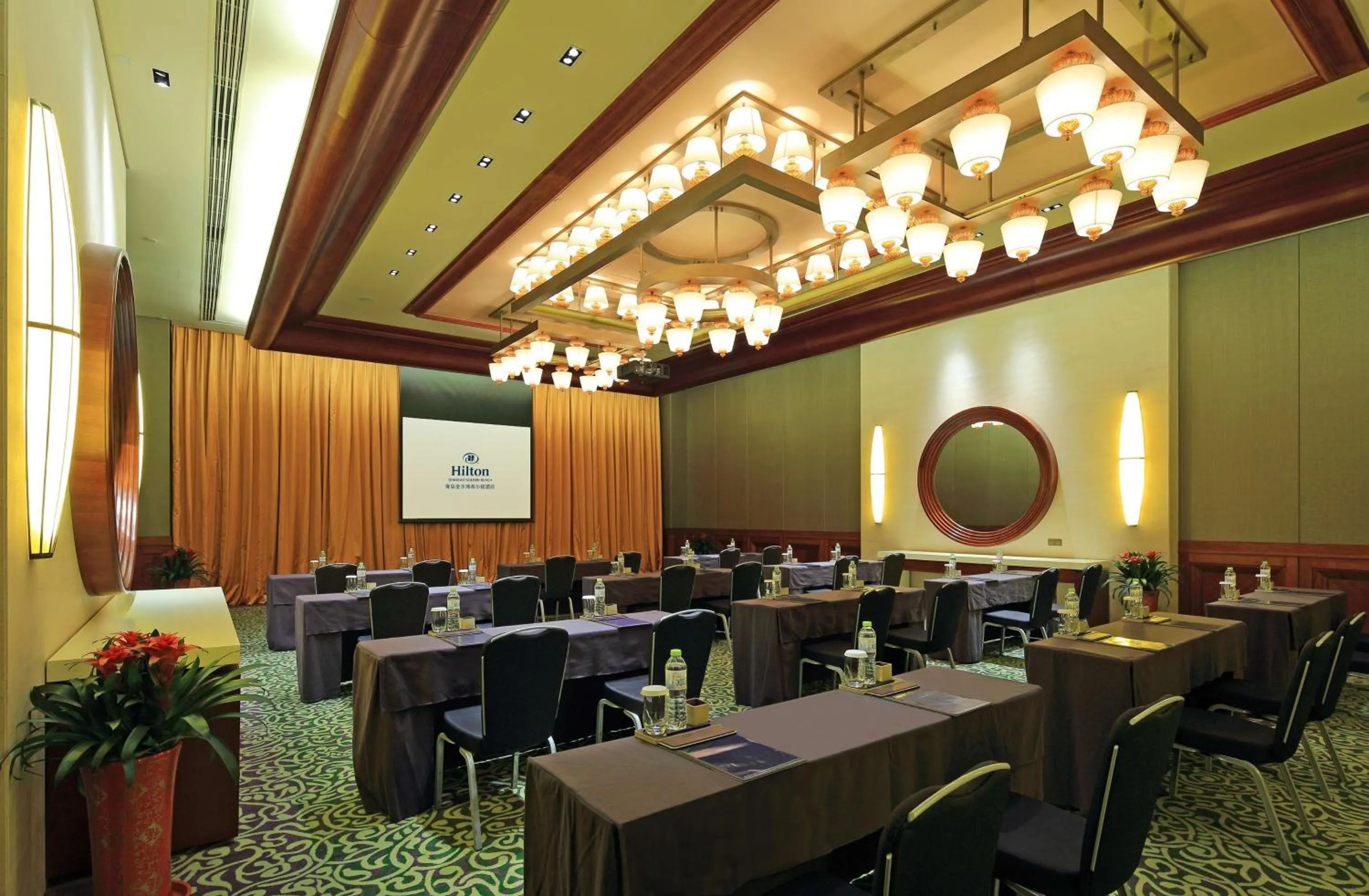 Meeting/conference room in Hilton Qingdao Golden Beach 丨 10 mins' walk to Golden Beach and Beer City